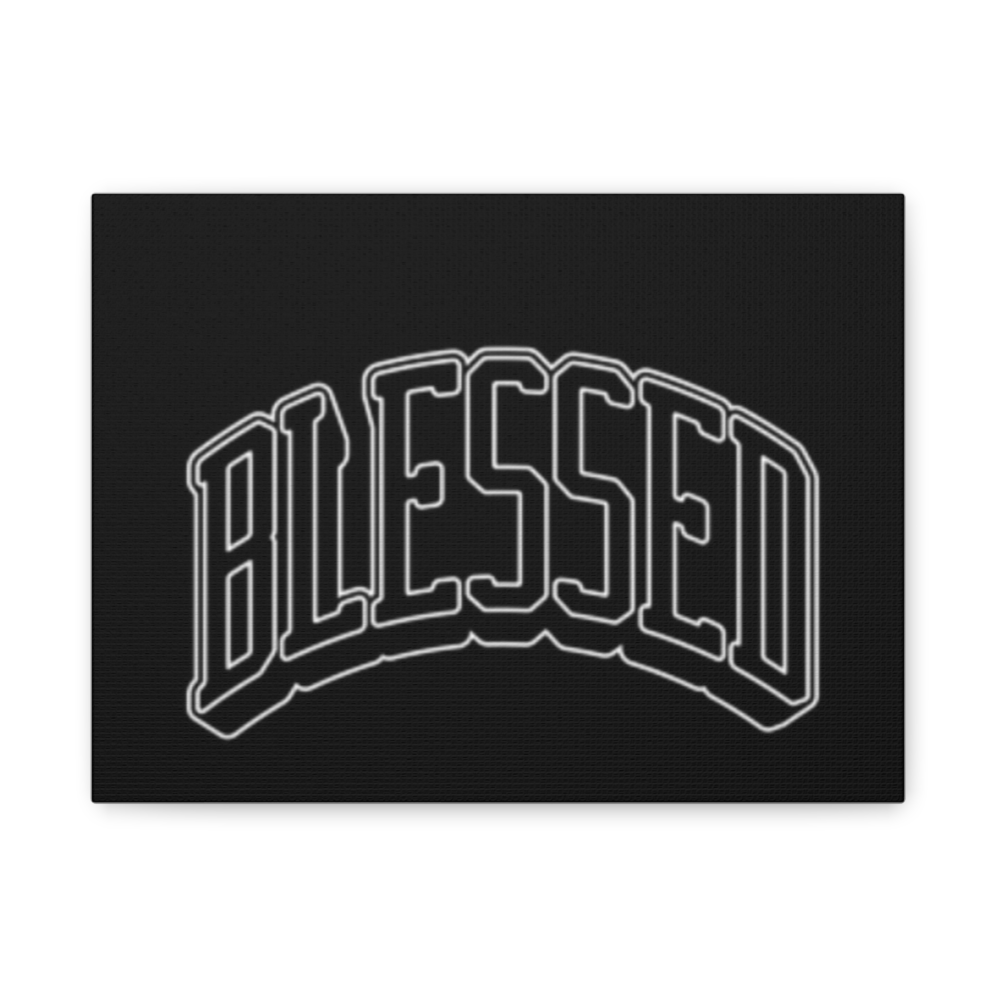 blessed canvas wall art inspirational matte stretched print blessed canvas wall art inspirational matte stretched print