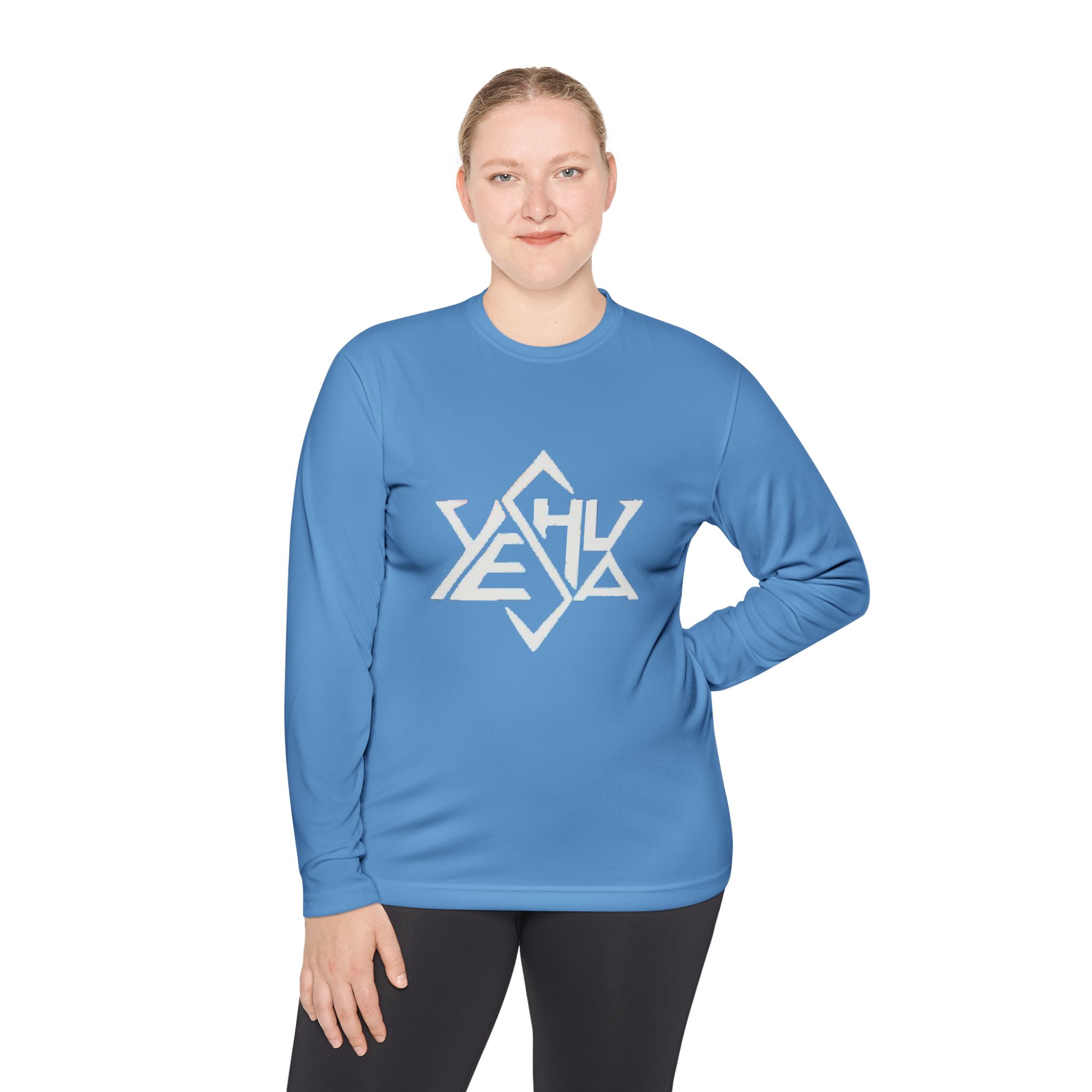 yeshua geometric logo long sleeve tee — christian faith graphic shirt yeshua geometric logo long sleeve tee — christian faith graphic shirt