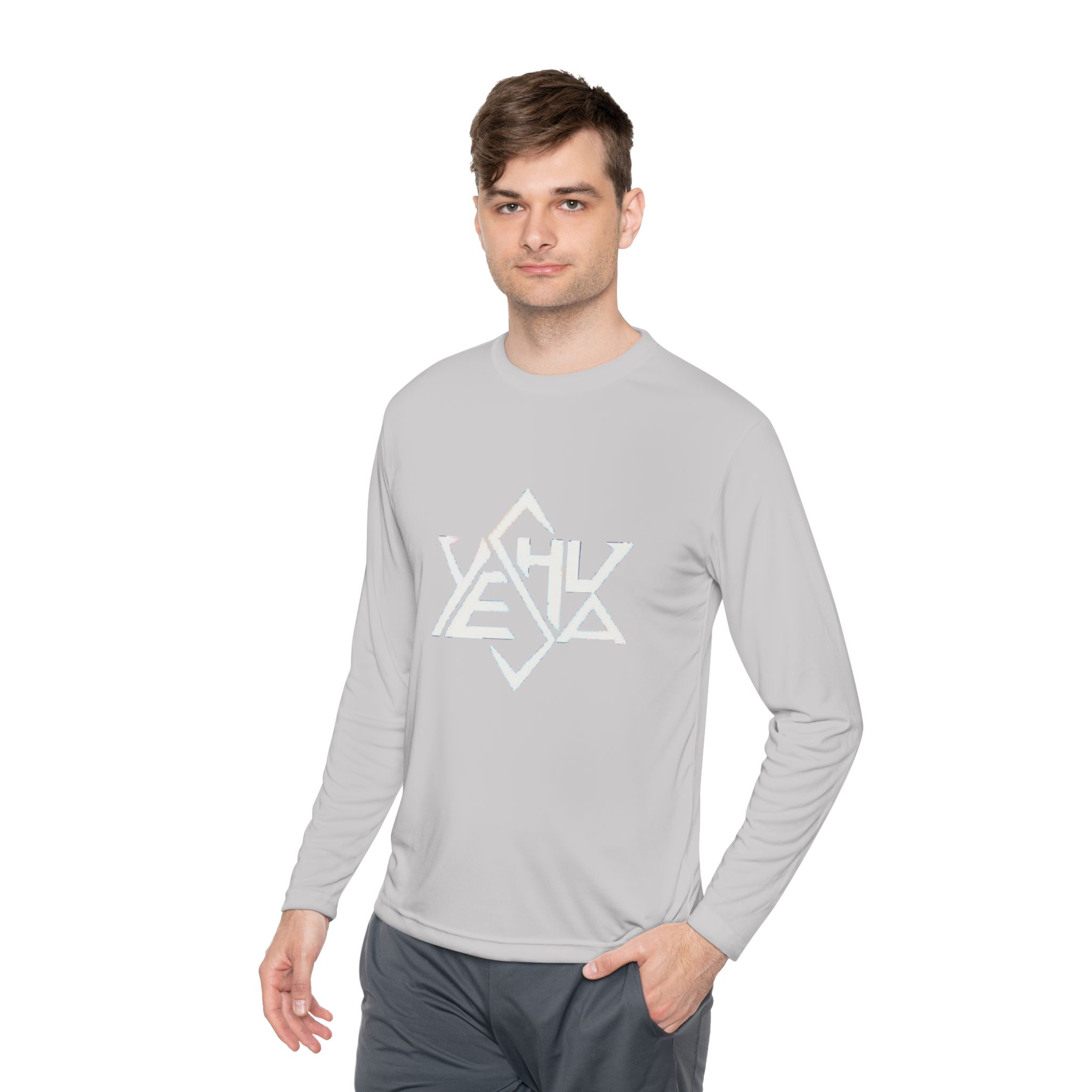 yeshua geometric logo long sleeve tee — christian faith graphic shirt yeshua geometric logo long sleeve tee — christian faith graphic shirt