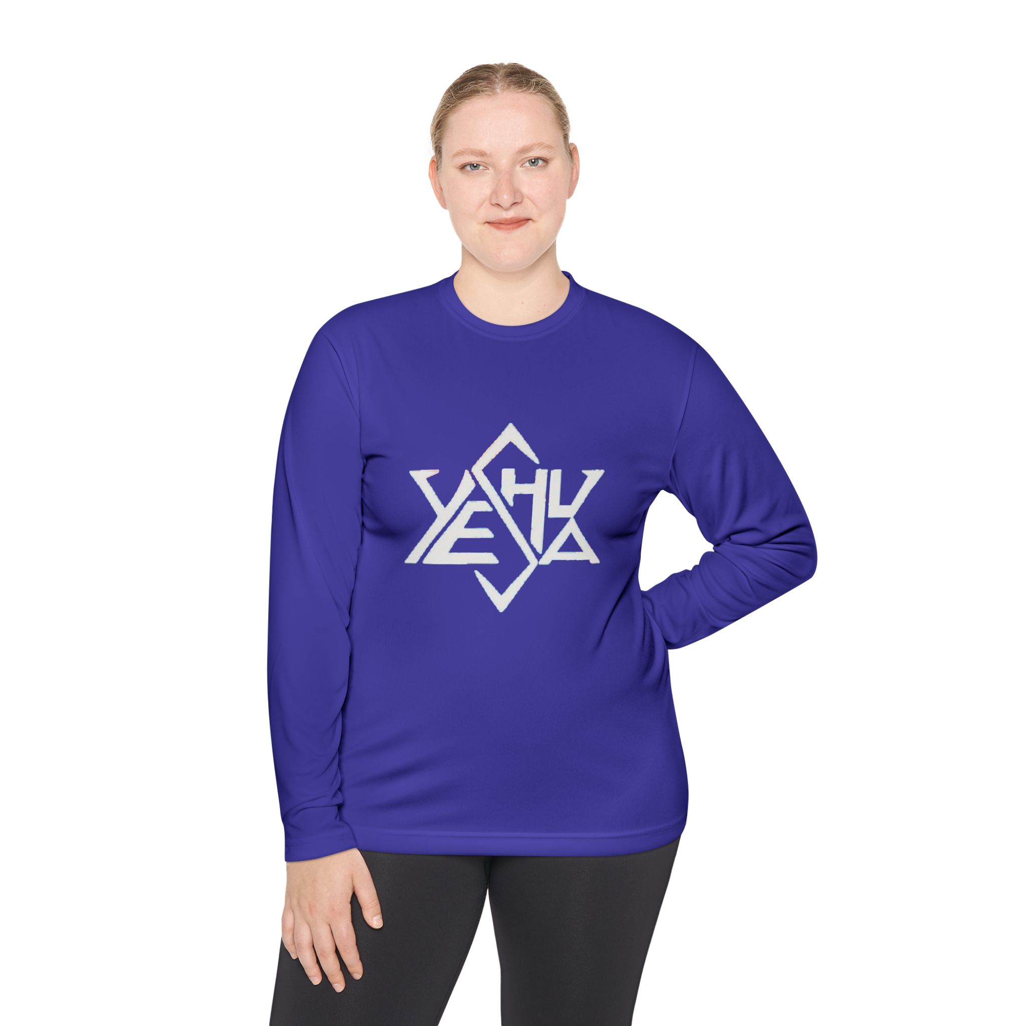yeshua geometric logo long sleeve tee — christian faith graphic shirt yeshua geometric logo long sleeve tee — christian faith graphic shirt