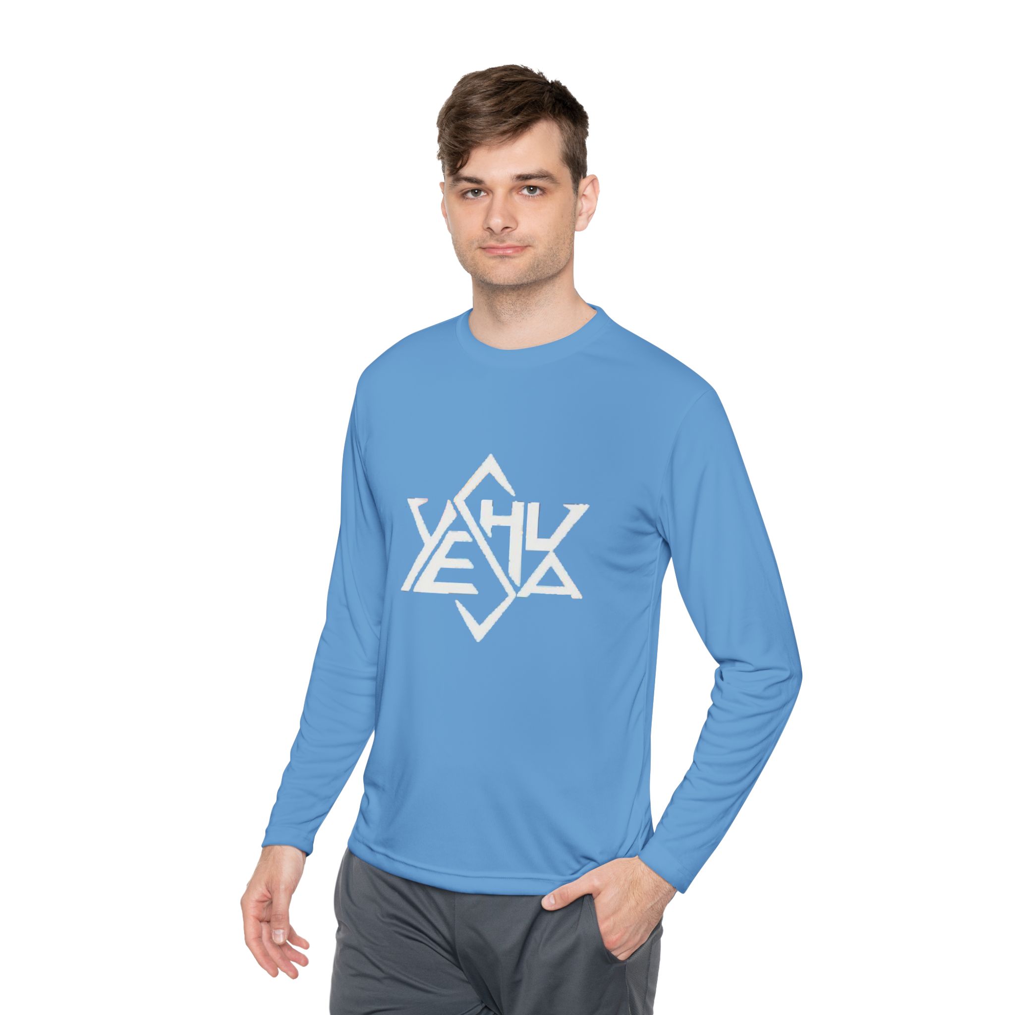 yeshua geometric logo long sleeve tee — christian faith graphic shirt yeshua geometric logo long sleeve tee — christian faith graphic shirt