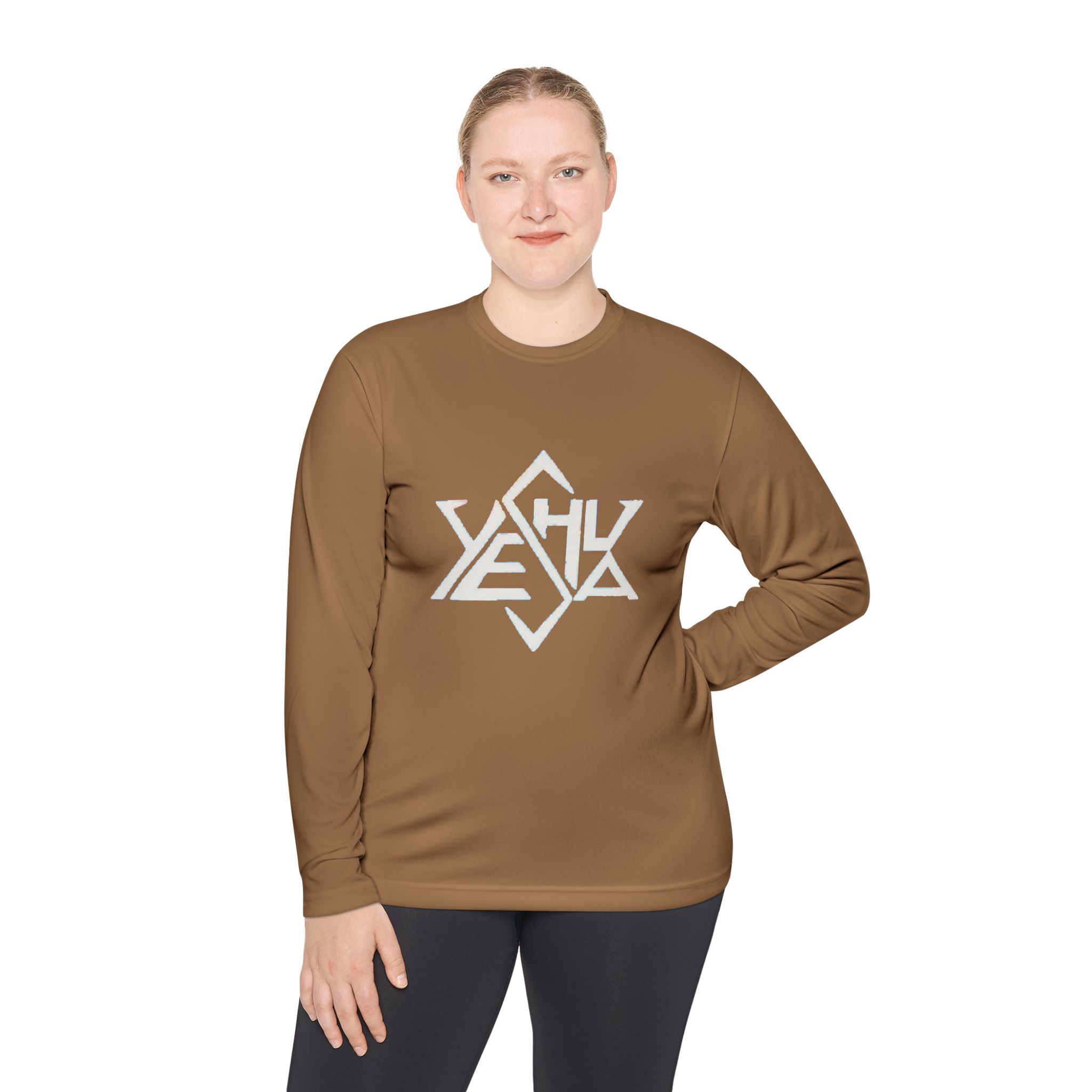 yeshua geometric logo long sleeve tee — christian faith graphic shirt yeshua geometric logo long sleeve tee — christian faith graphic shirt