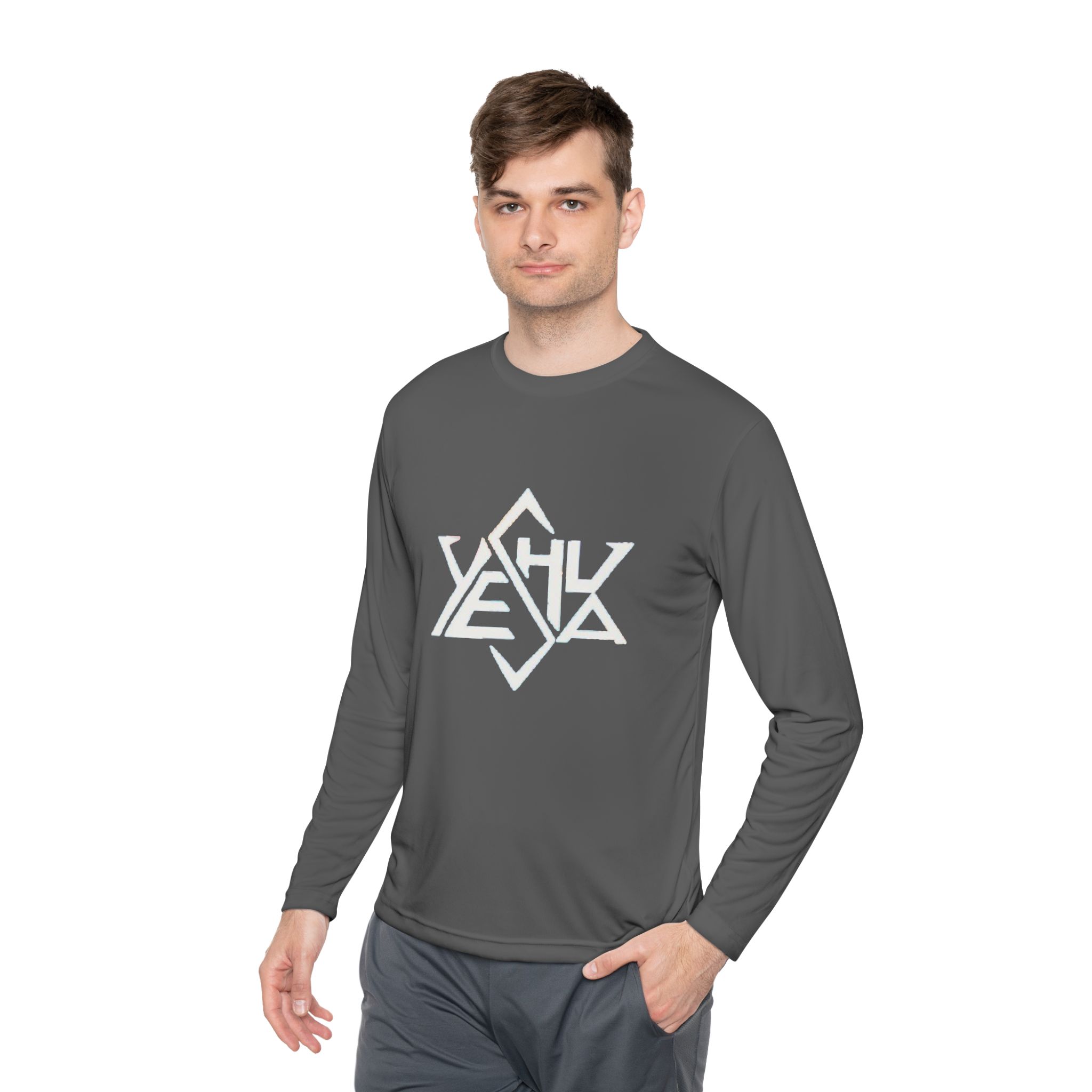 yeshua geometric logo long sleeve tee — christian faith graphic shirt yeshua geometric logo long sleeve tee — christian faith graphic shirt