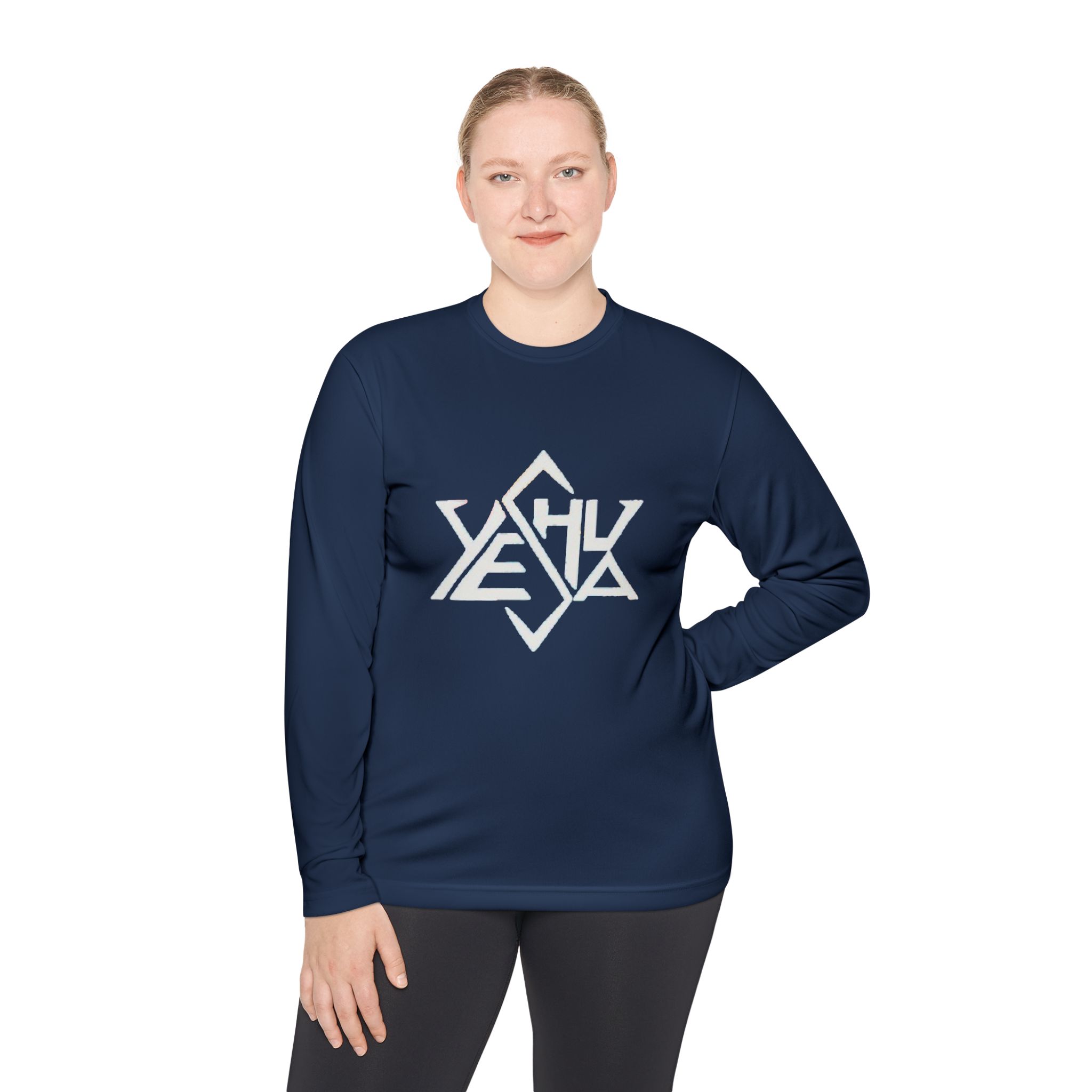 yeshua geometric logo long sleeve tee — christian faith graphic shirt yeshua geometric logo long sleeve tee — christian faith graphic shirt