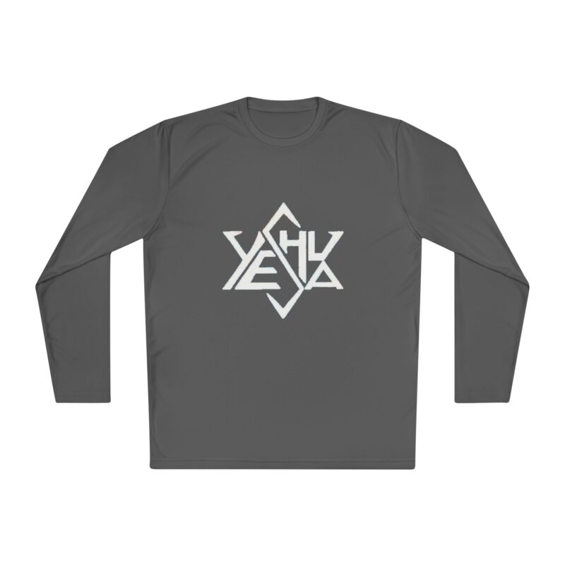 yeshua geometric logo long sleeve tee — christian faith graphic shirt