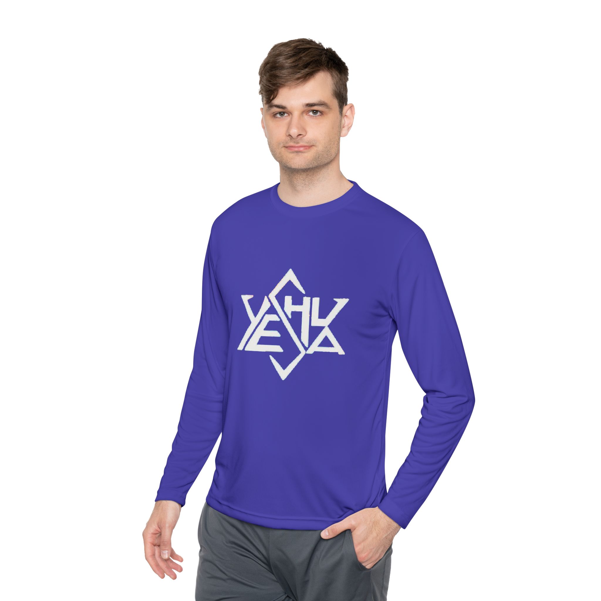 yeshua geometric logo long sleeve tee — christian faith graphic shirt yeshua geometric logo long sleeve tee — christian faith graphic shirt