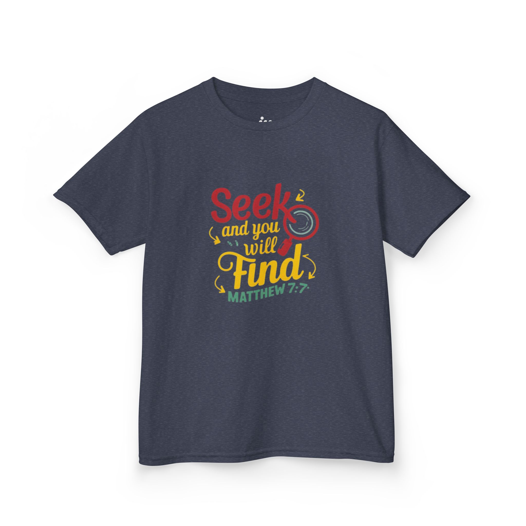 kids tee — "seek and you will find" kids tee — "seek and you will find"