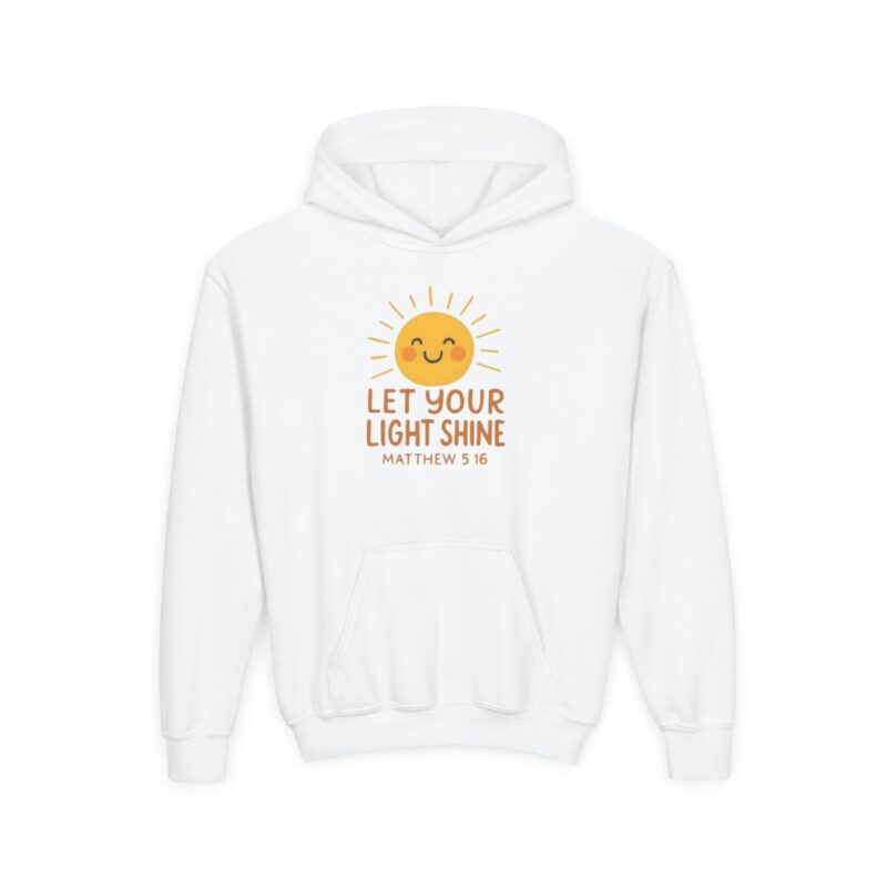 kids 'let your light shine' hoodie