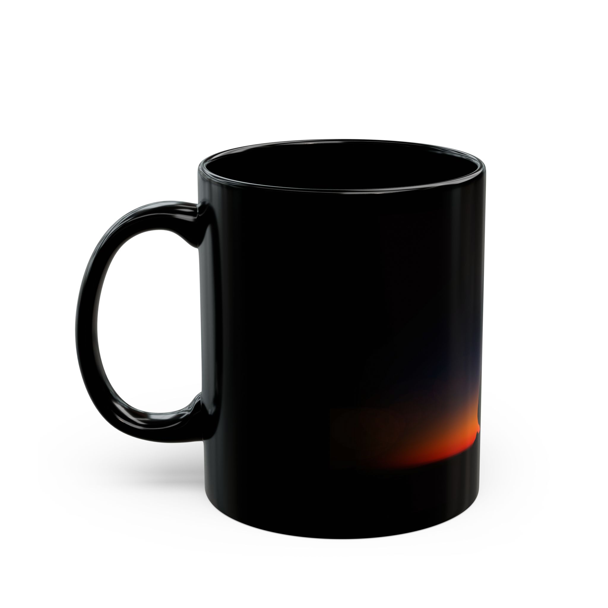 christian prayer mug — kneeling silhouette at cross sunrise coffee cup christian prayer mug — kneeling silhouette at cross sunrise coffee cup