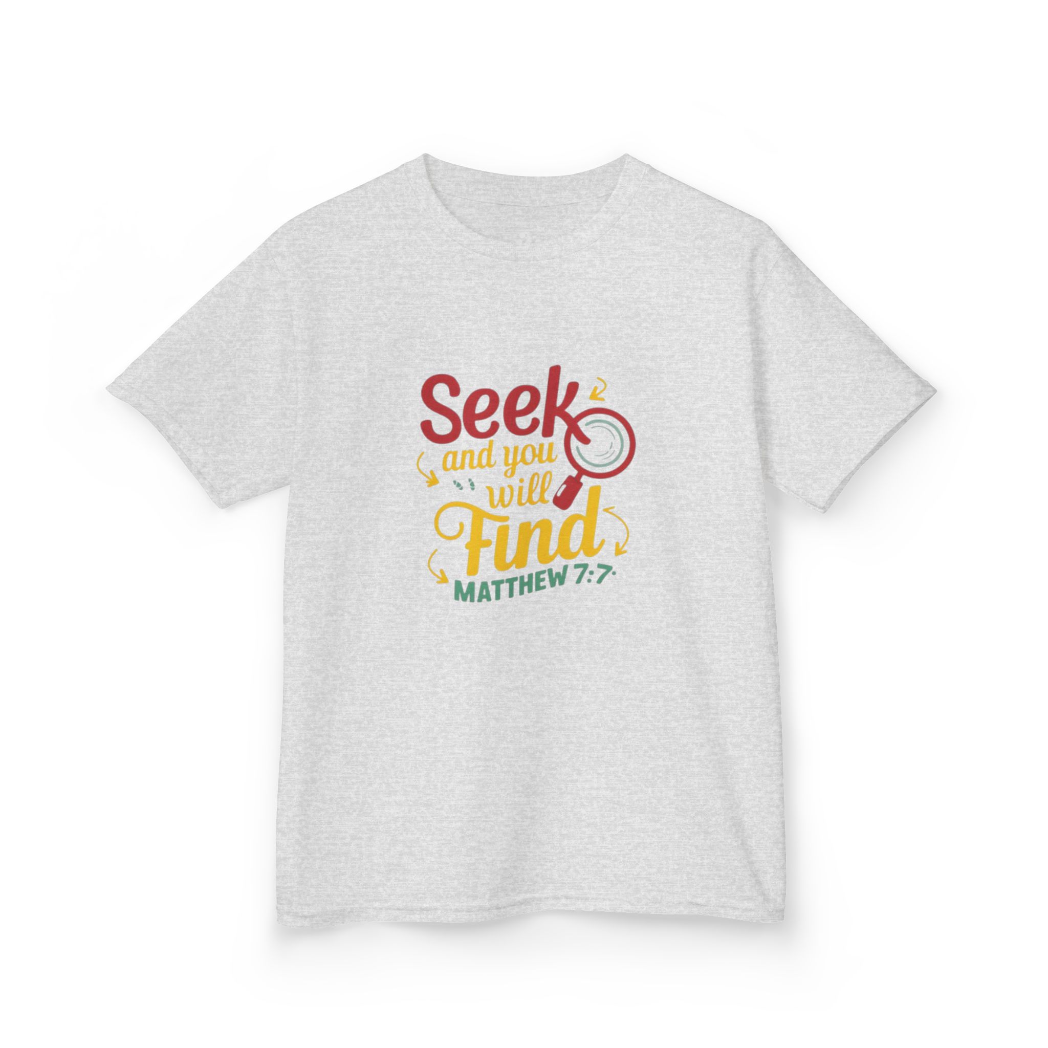 kids tee — "seek and you will find" kids tee — "seek and you will find"