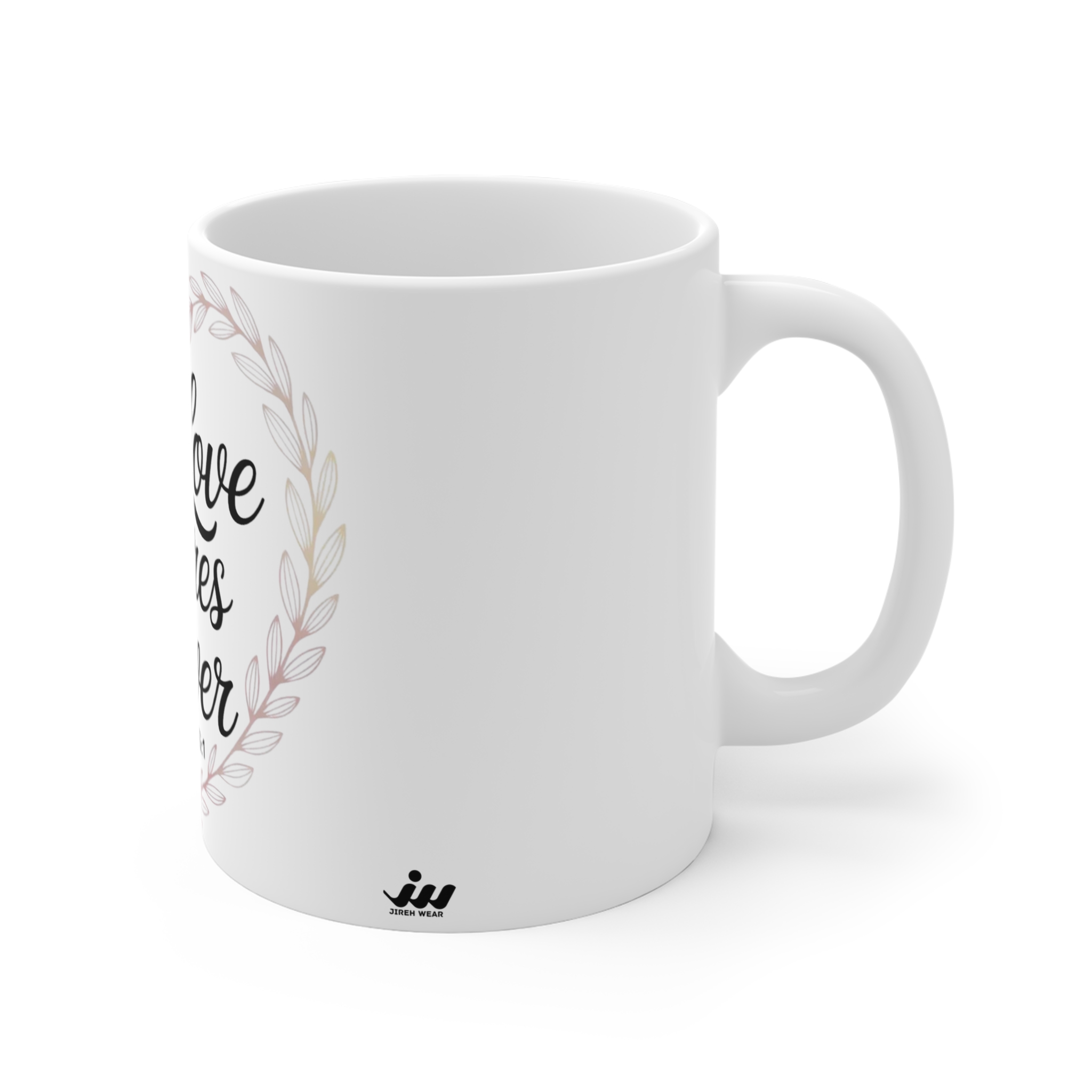 his love endures forever 11oz christian mug — psalm 136:1 prayer coffee cup his love endures forever 11oz christian mug — psalm 136:1 prayer coffee cup