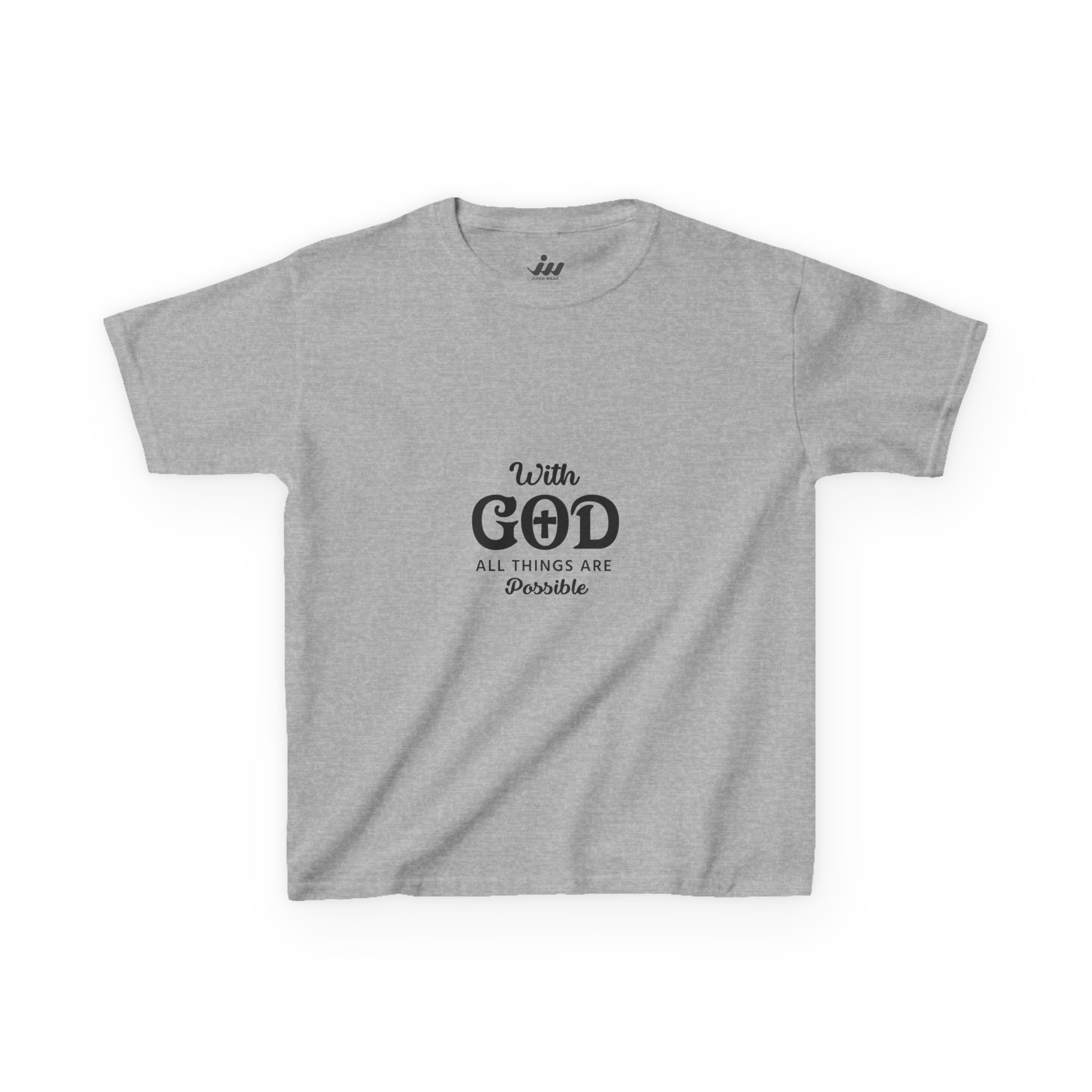 kids tee — "with god all things are possible" kids tee — "with god all things are possible"