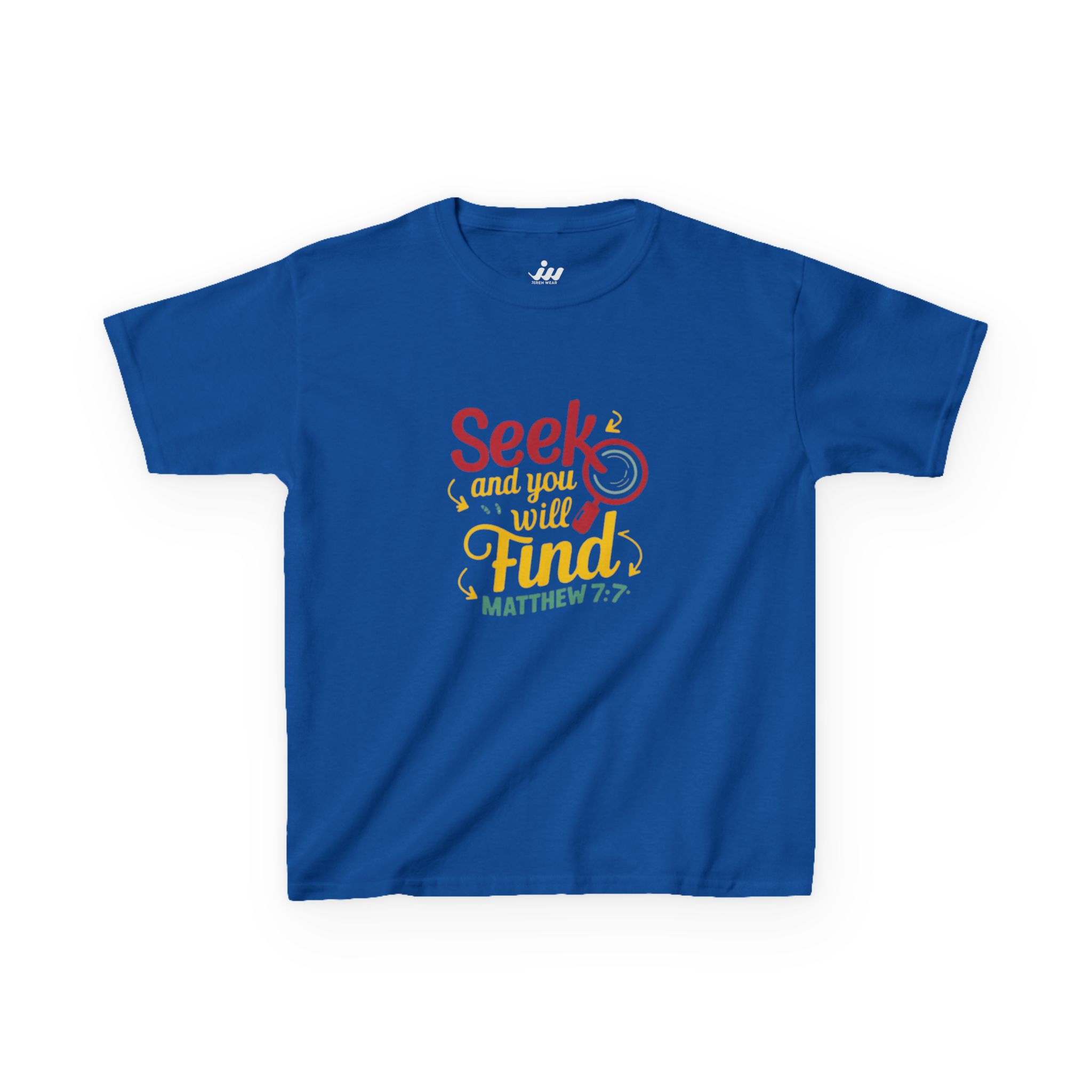 kids tee — "seek and you will find" kids tee — "seek and you will find"
