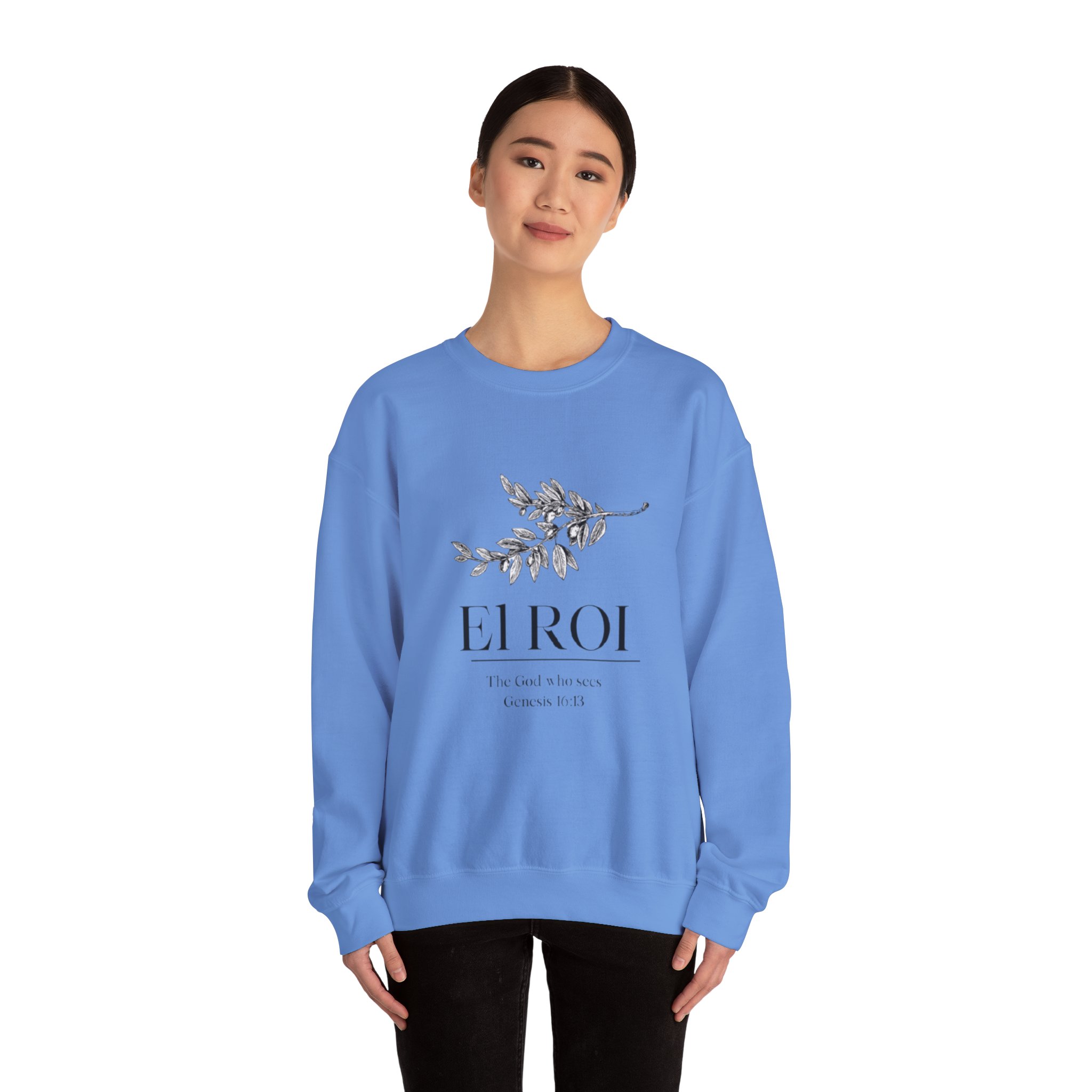 'el roi' scripture graphic pullover 'el roi' scripture graphic pullover