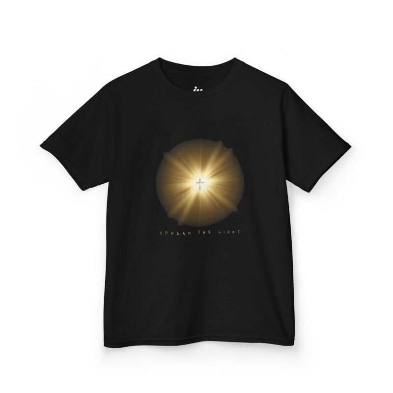 kids tee — golden starburst