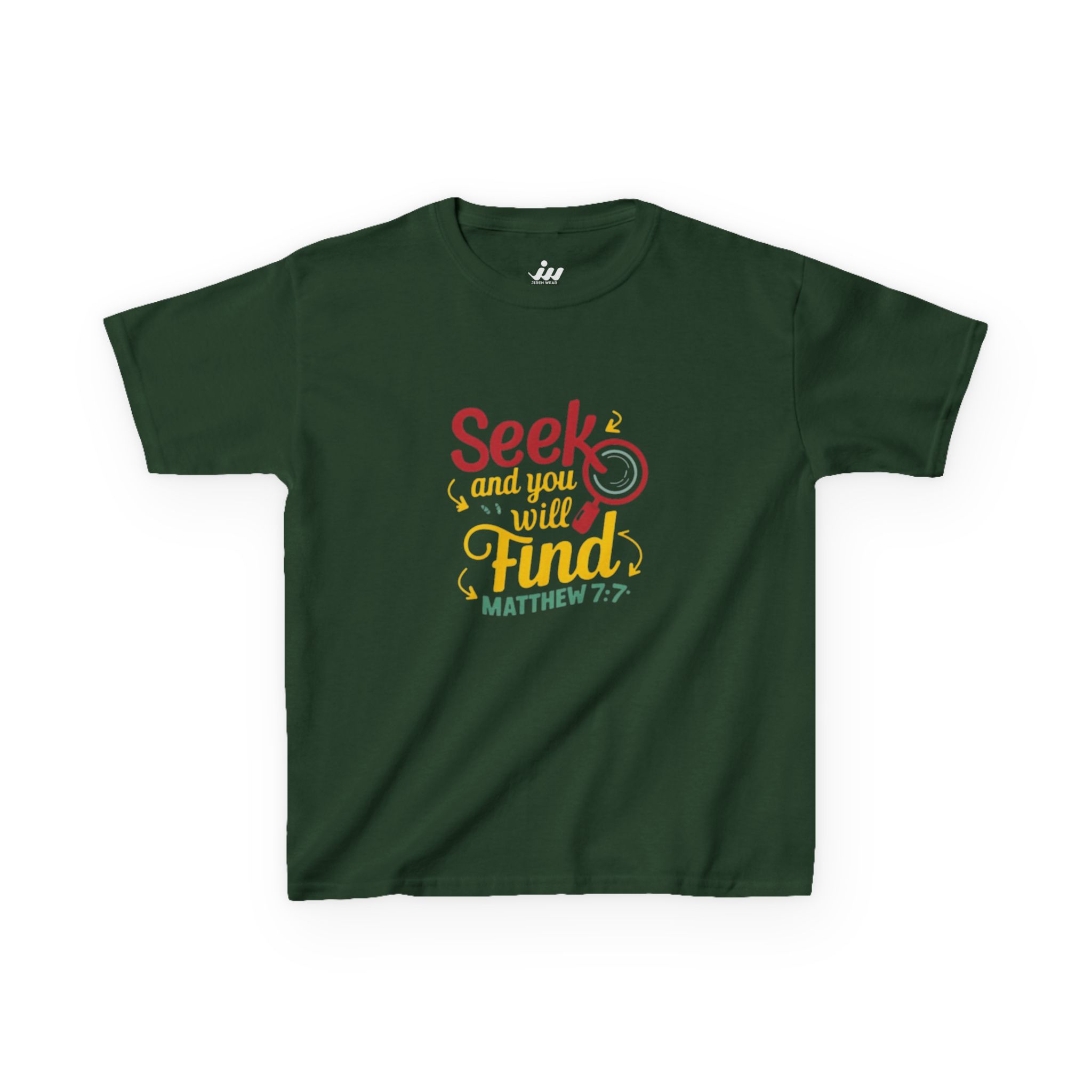 kids tee — "seek and you will find" kids tee — "seek and you will find"