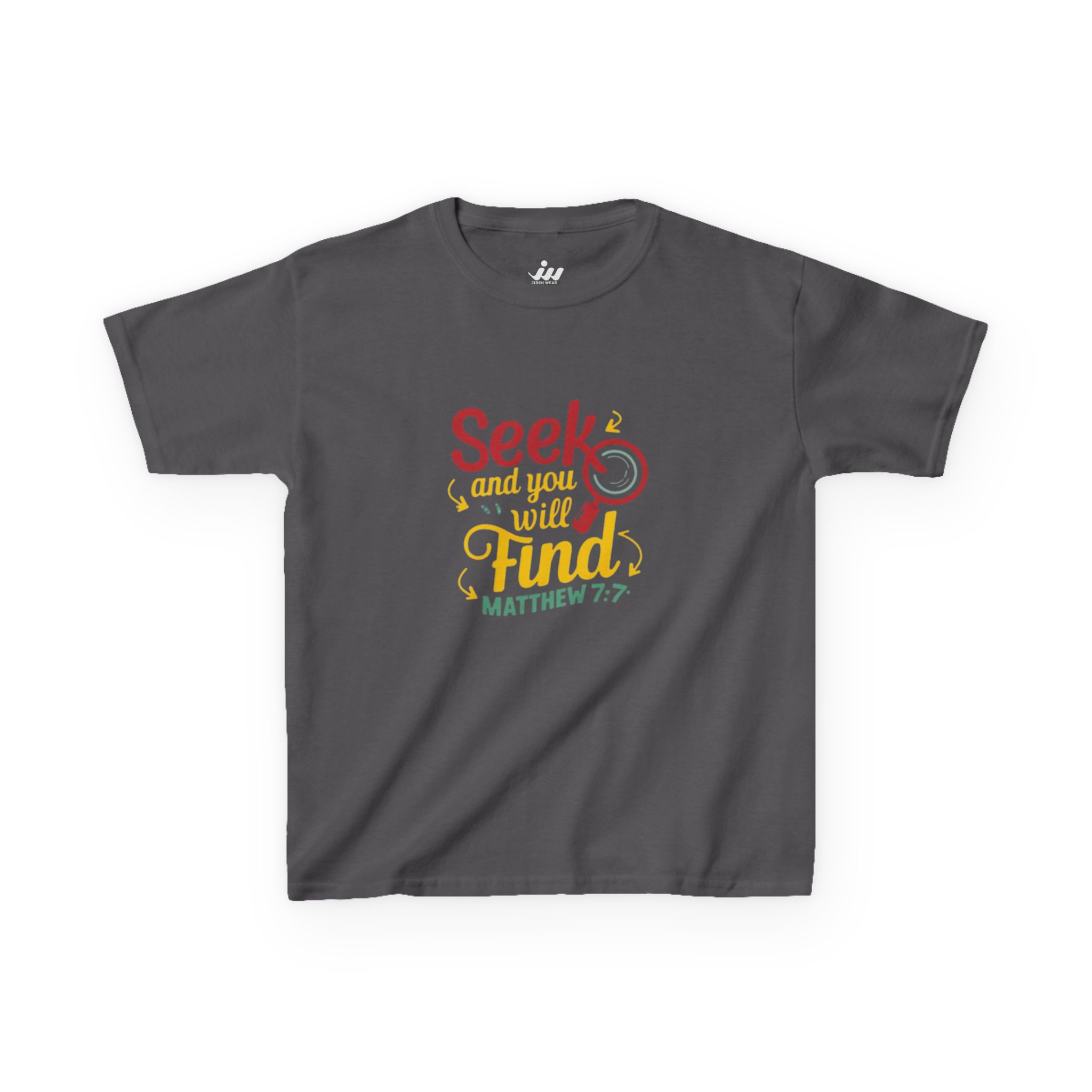 kids tee — "seek and you will find" kids tee — "seek and you will find"