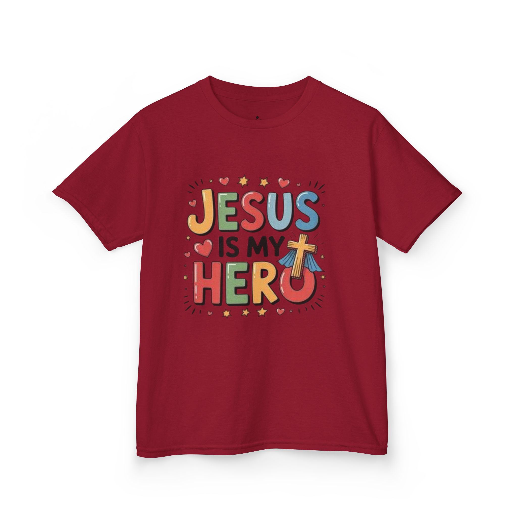 kids tee "jesus is my hero" kids tee "jesus is my hero"