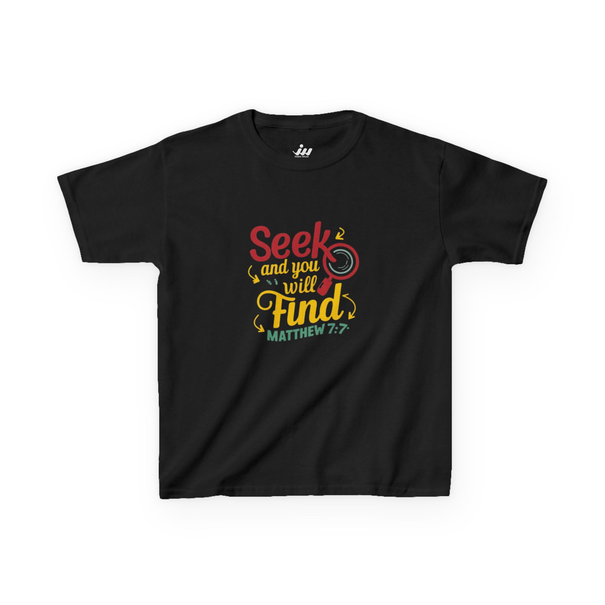 kids tee — "seek and you will find" kids tee — "seek and you will find"