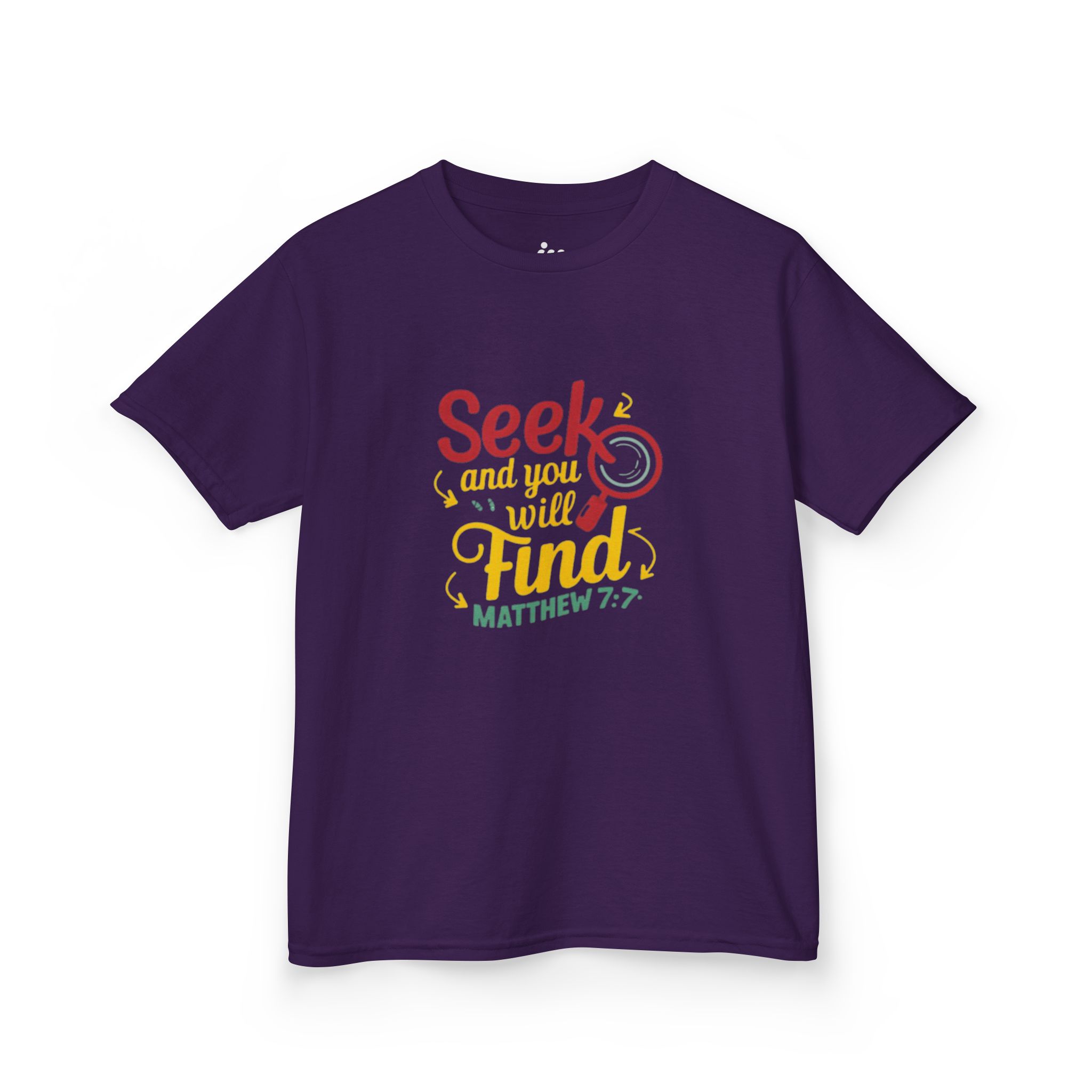 kids tee — "seek and you will find" kids tee — "seek and you will find"