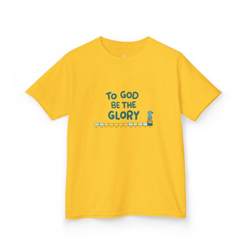 to god be the glory kids t shirt