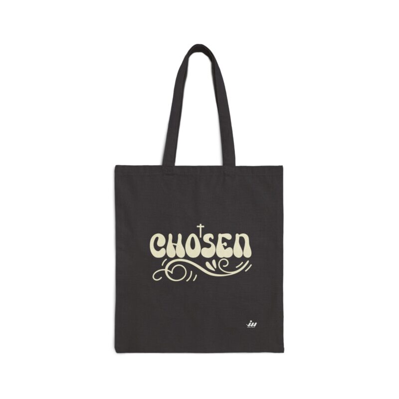 chosen cotton tote bag faith inspired everyday shopper