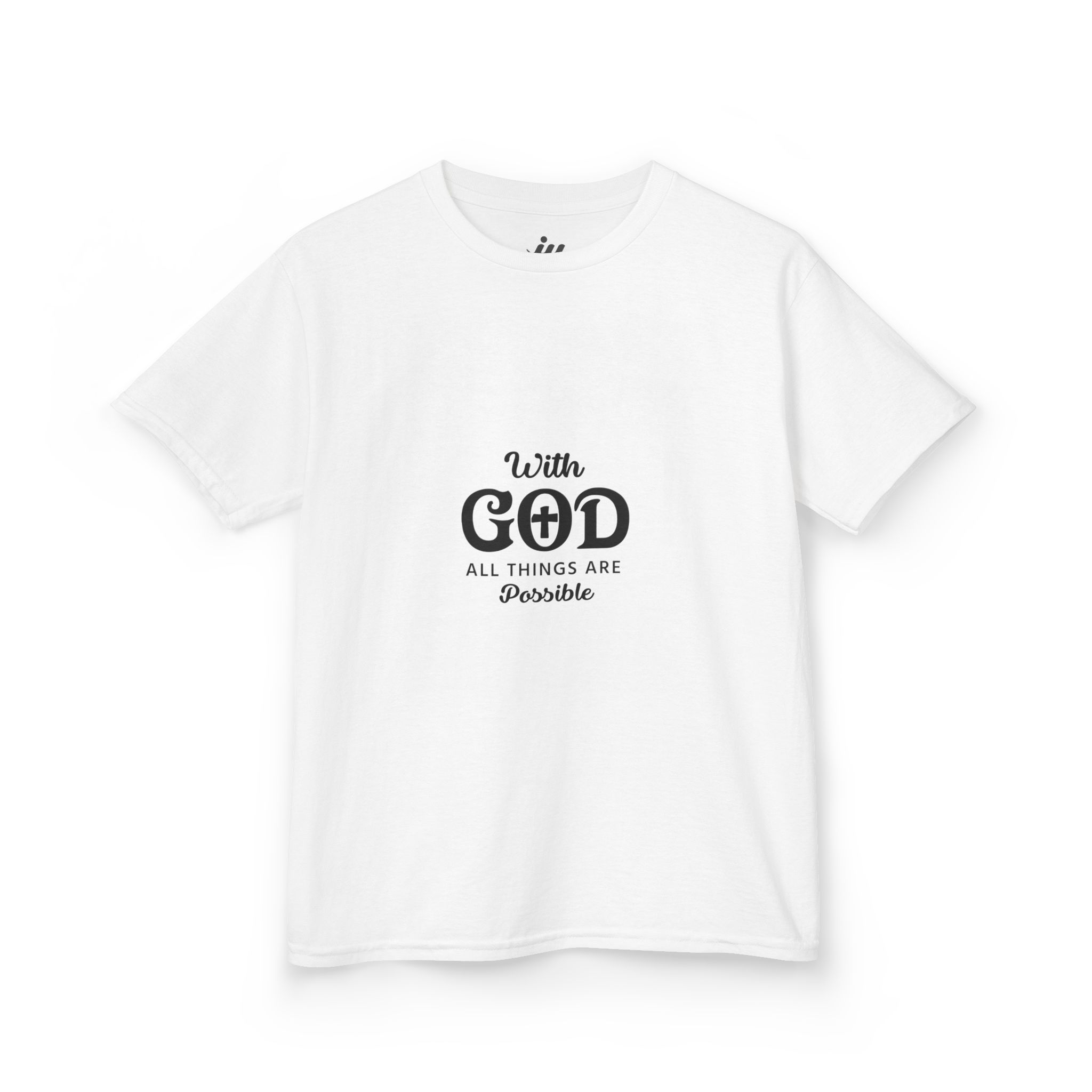 kids tee — "with god all things are possible" kids tee — "with god all things are possible"