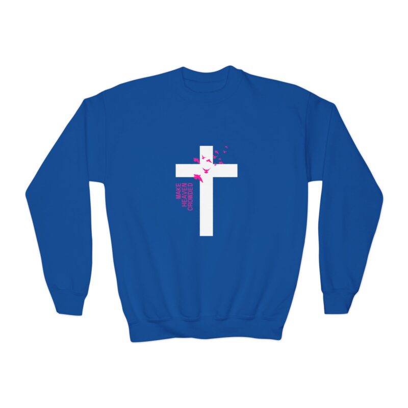 youth cross crewneck sweatshirt