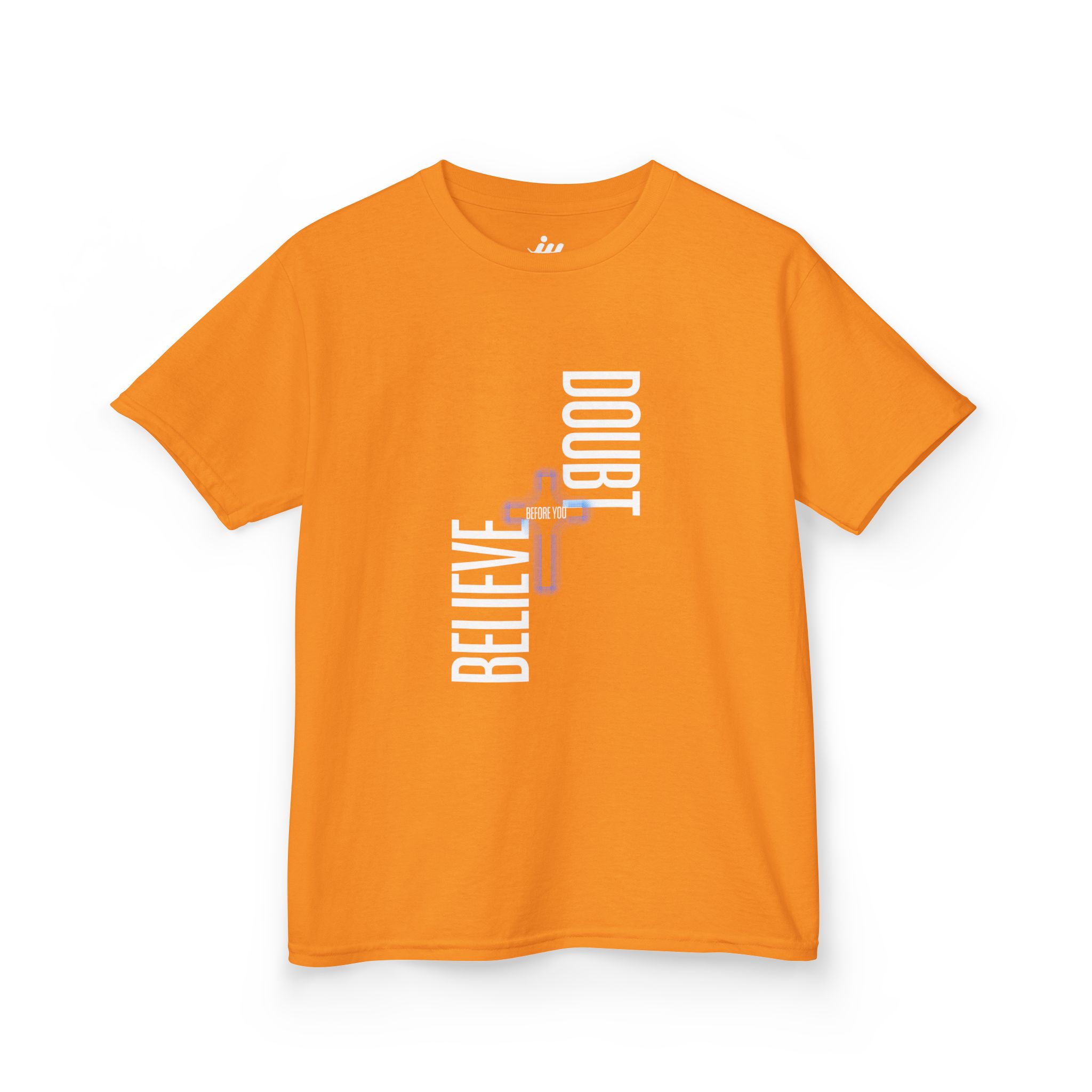 believe not doubt kids t‑shirt believe not doubt kids t‑shirt