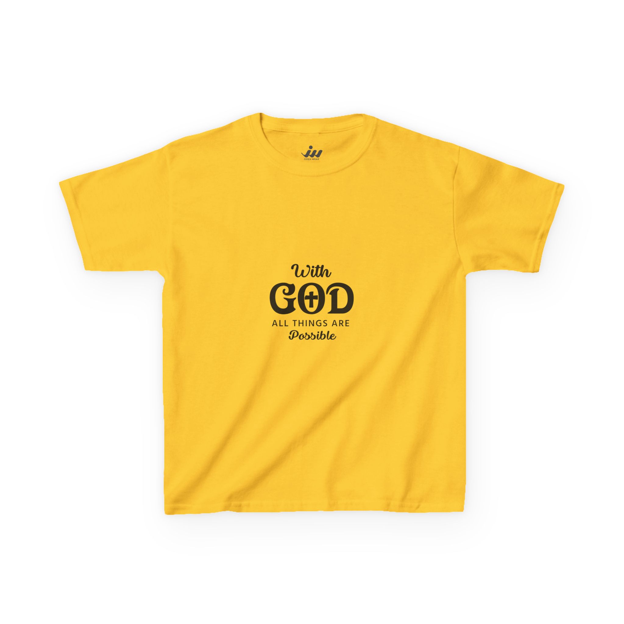 kids tee — "with god all things are possible" kids tee — "with god all things are possible"