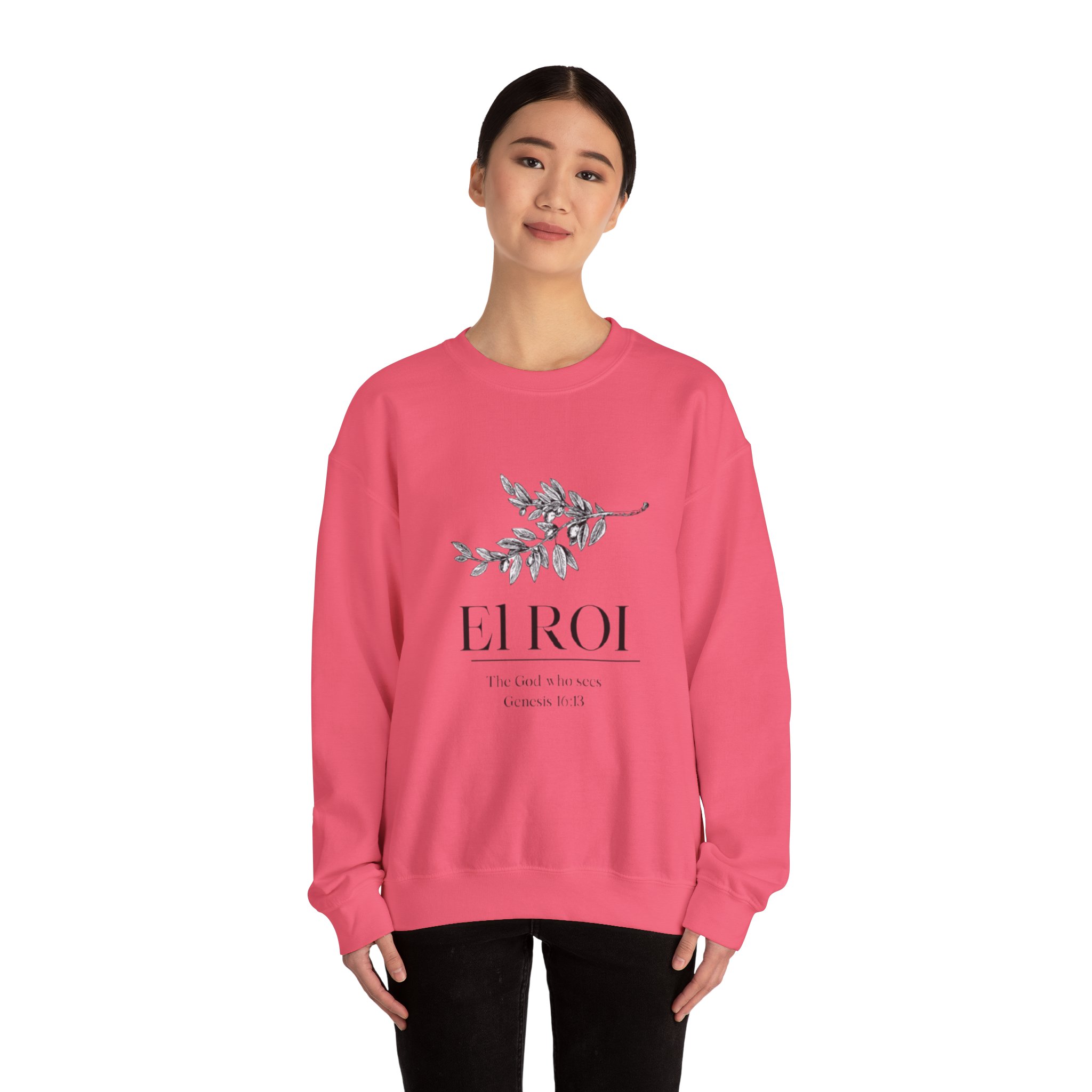 'el roi' scripture graphic pullover 'el roi' scripture graphic pullover