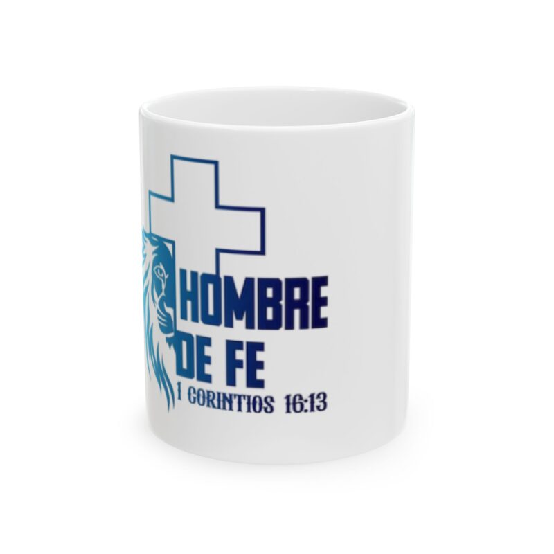 hombre de fe ceramic mug