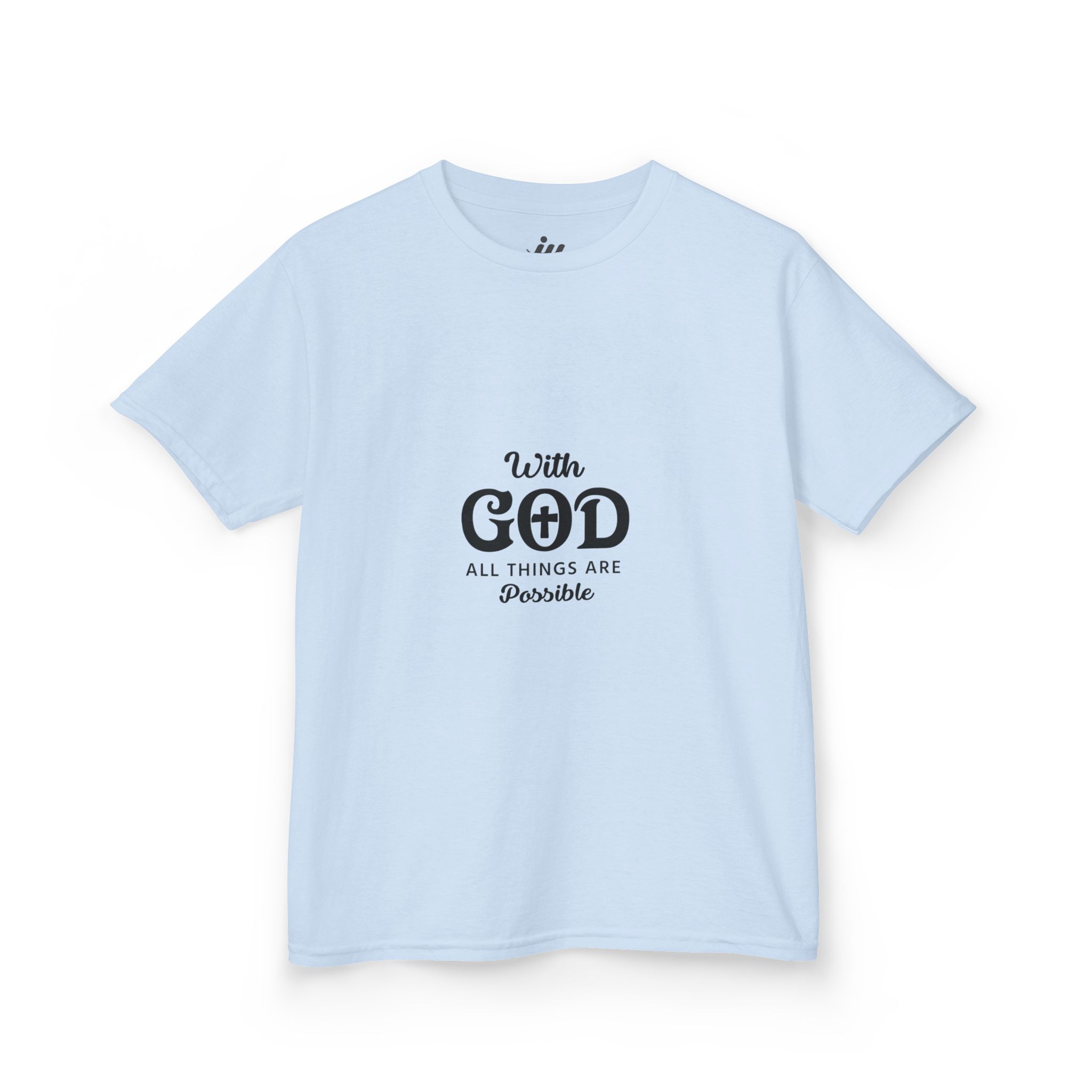 kids tee — "with god all things are possible" kids tee — "with god all things are possible"