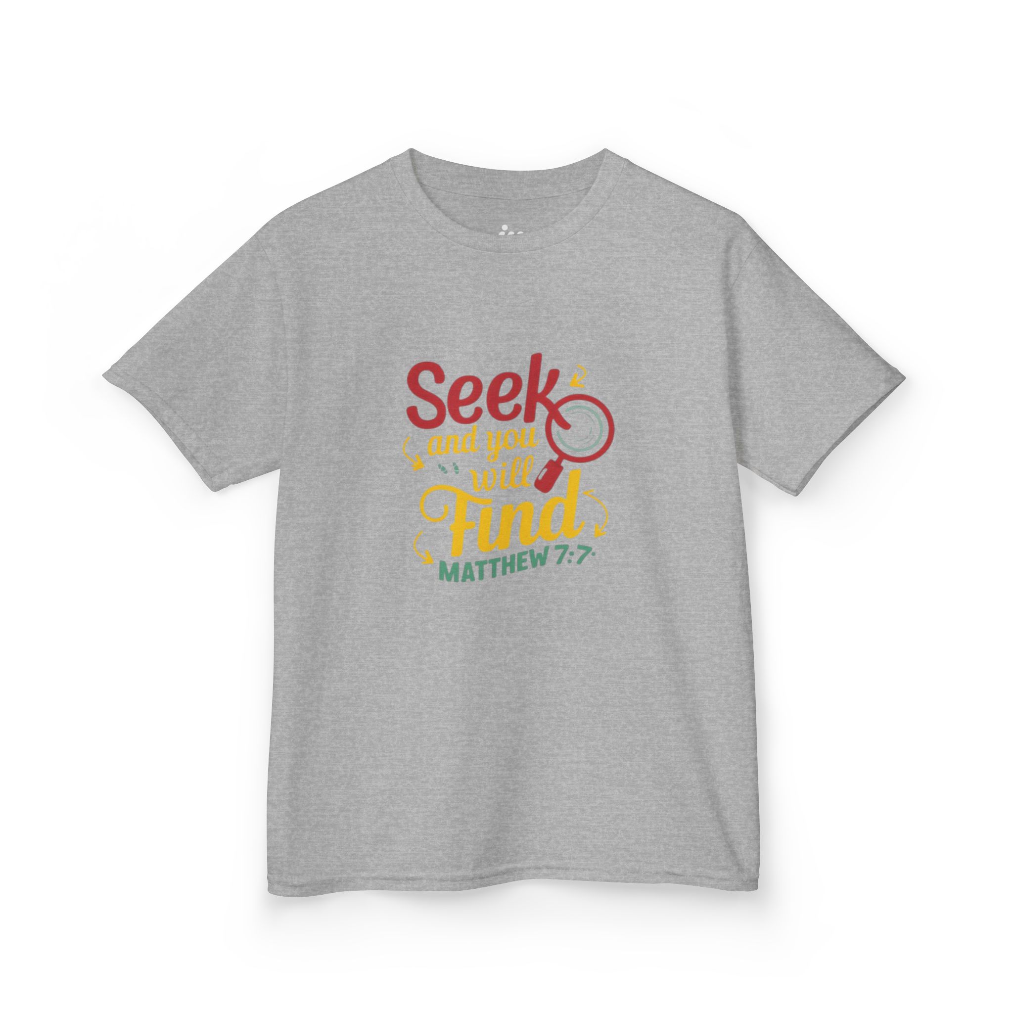 kids tee — "seek and you will find" kids tee — "seek and you will find"