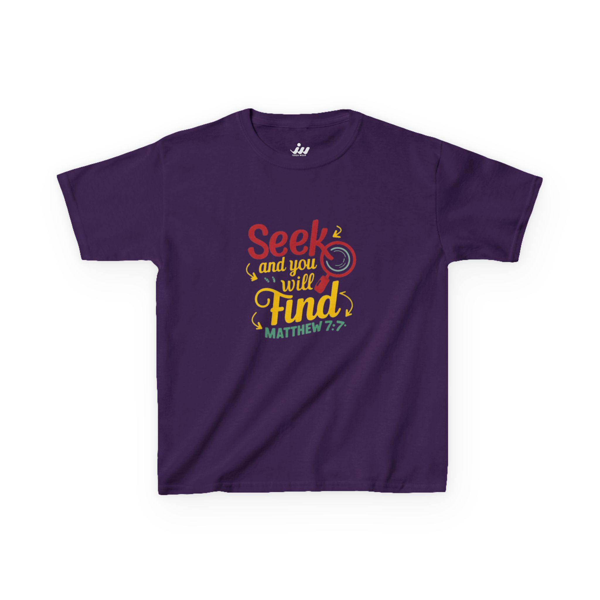 kids tee — "seek and you will find" kids tee — "seek and you will find"