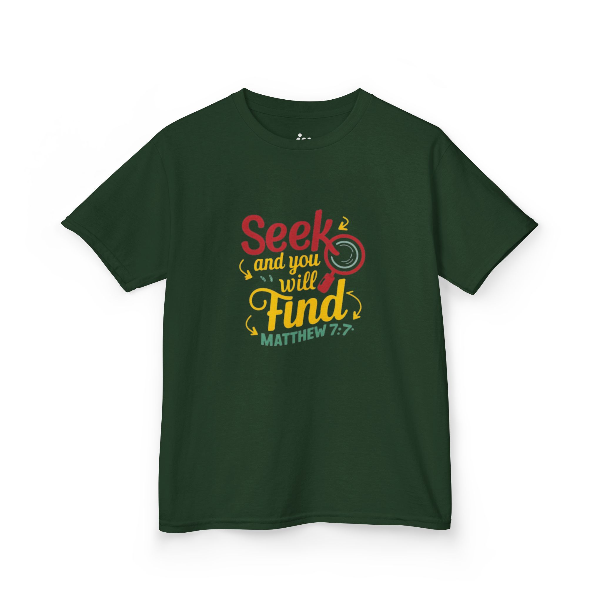 kids tee — "seek and you will find" kids tee — "seek and you will find"
