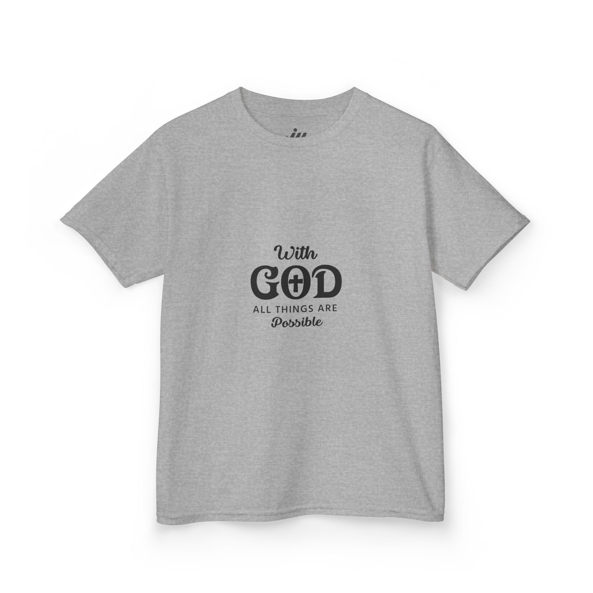 kids tee — "with god all things are possible" kids tee — "with god all things are possible"