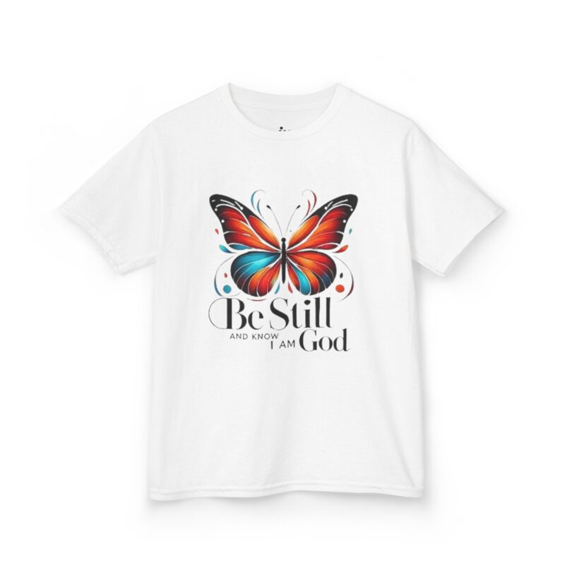 kids tee — colorful butterfly