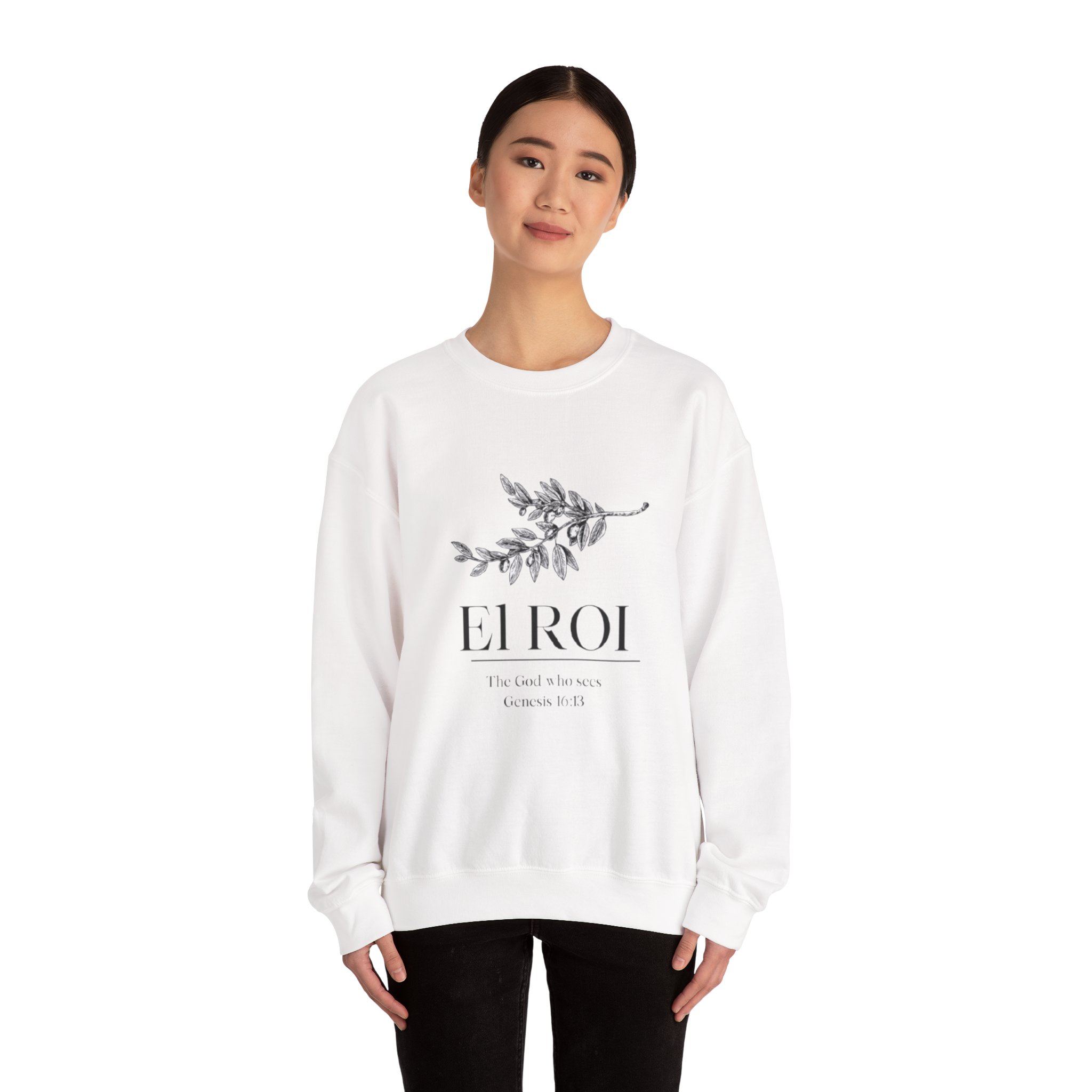 'el roi' scripture graphic pullover 'el roi' scripture graphic pullover