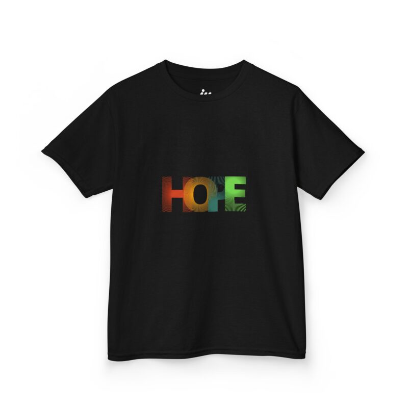 T-Shirts 'hope' colorful gradient graphic
