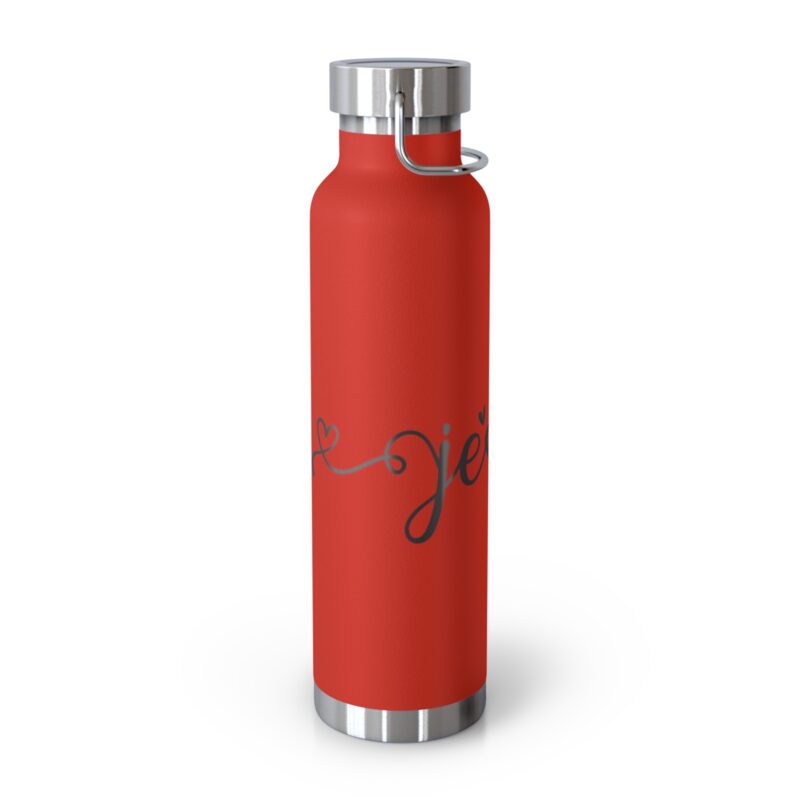 red copper vacuum flask