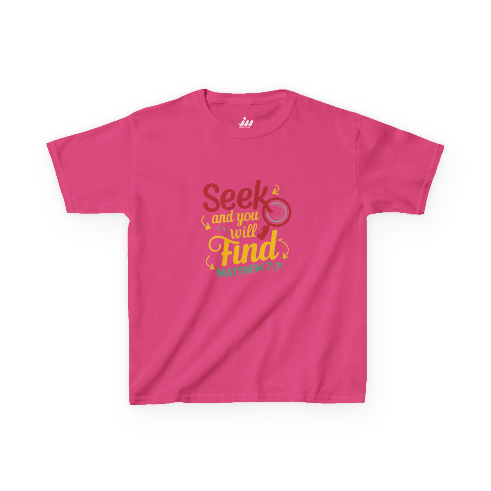 kids tee — "seek and you will find" kids tee — "seek and you will find"