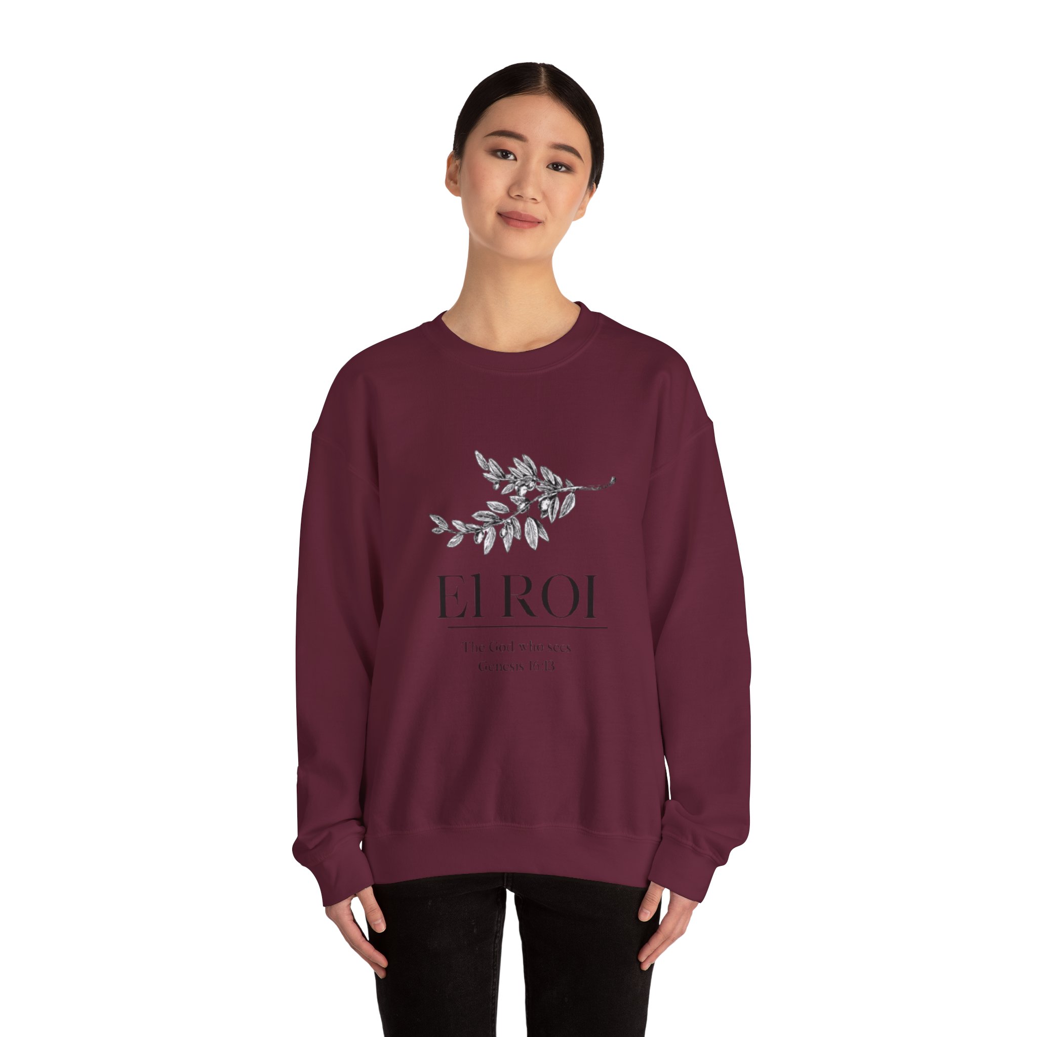 'el roi' scripture graphic pullover 'el roi' scripture graphic pullover