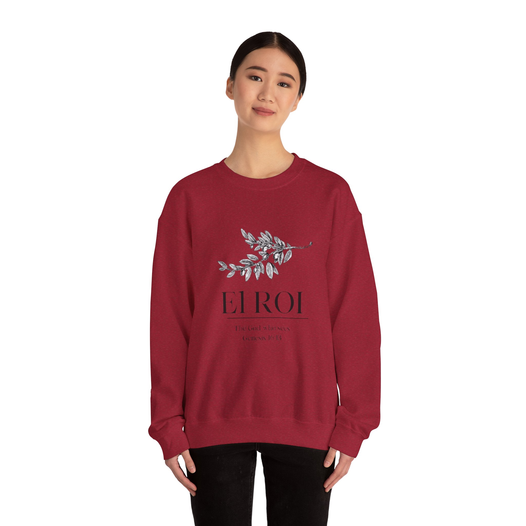 'el roi' scripture graphic pullover 'el roi' scripture graphic pullover