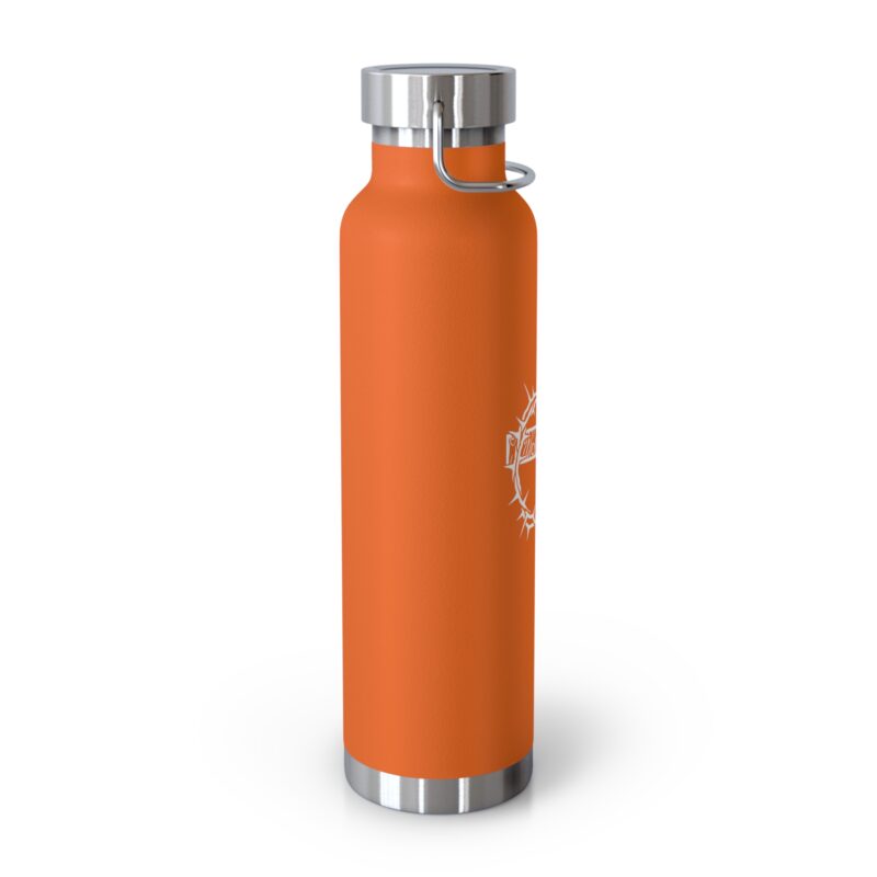 Home 22oz insulated water bottle — christian cross ‘jesus the way the life’ design