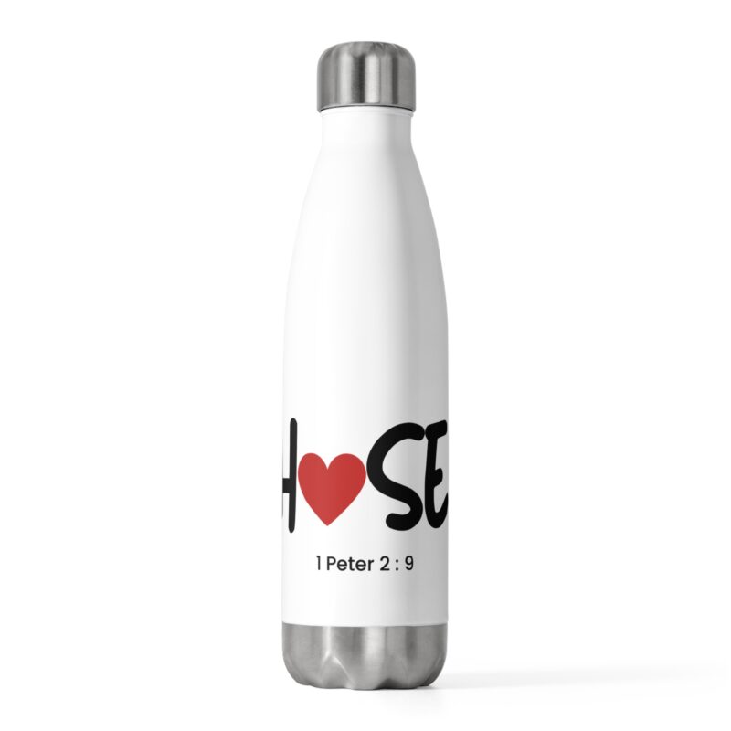 Home insulated bottle — i serve (1 peter 2:9) stainless steel 20oz