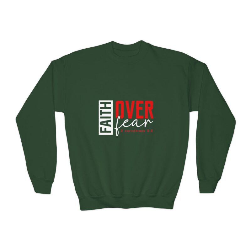 faith over fear pullover