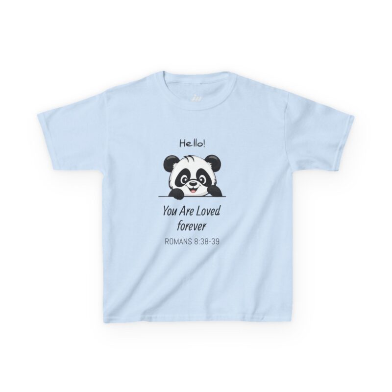 kids panda "hello!" t shirt