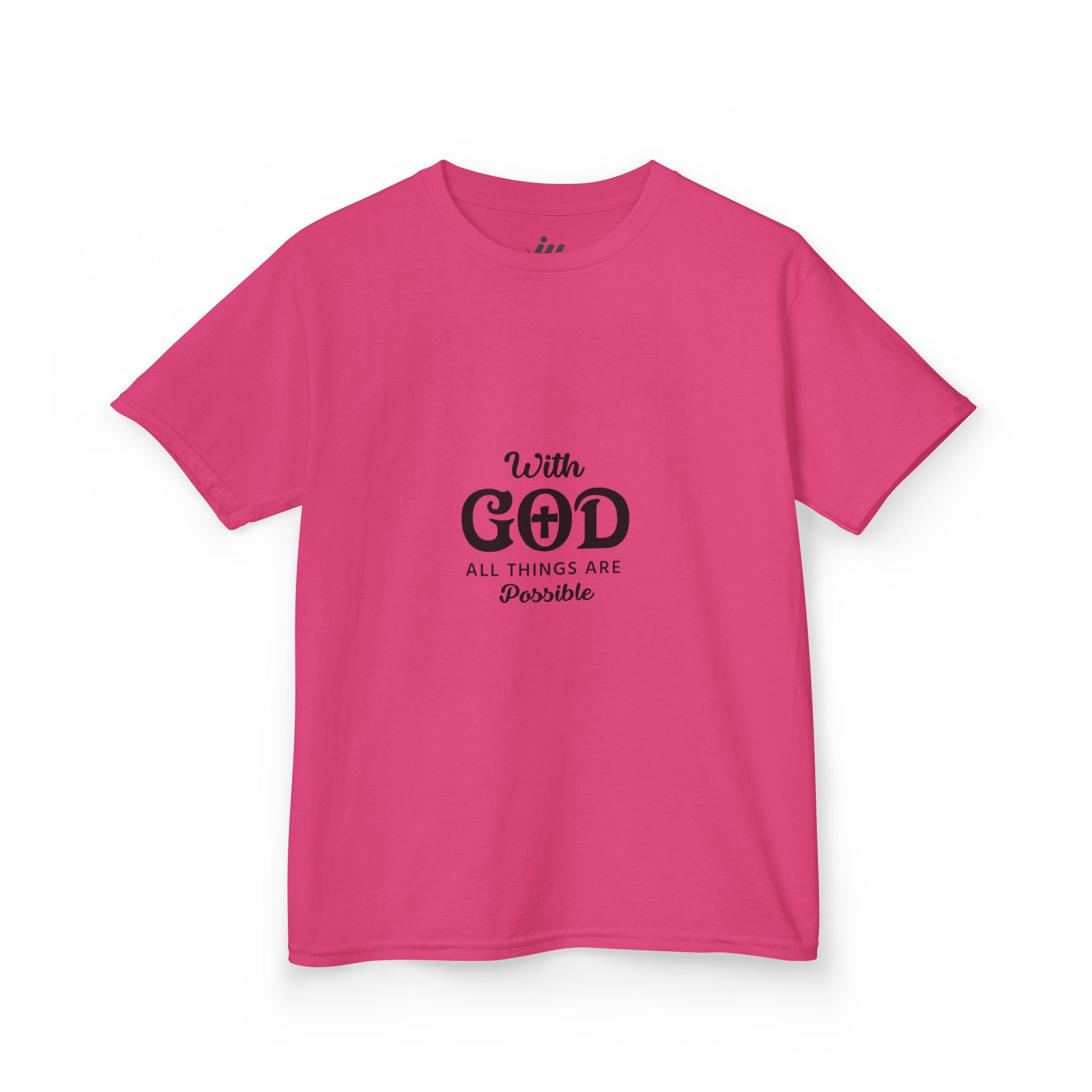 kids tee — "with god all things are possible" kids tee — "with god all things are possible"
