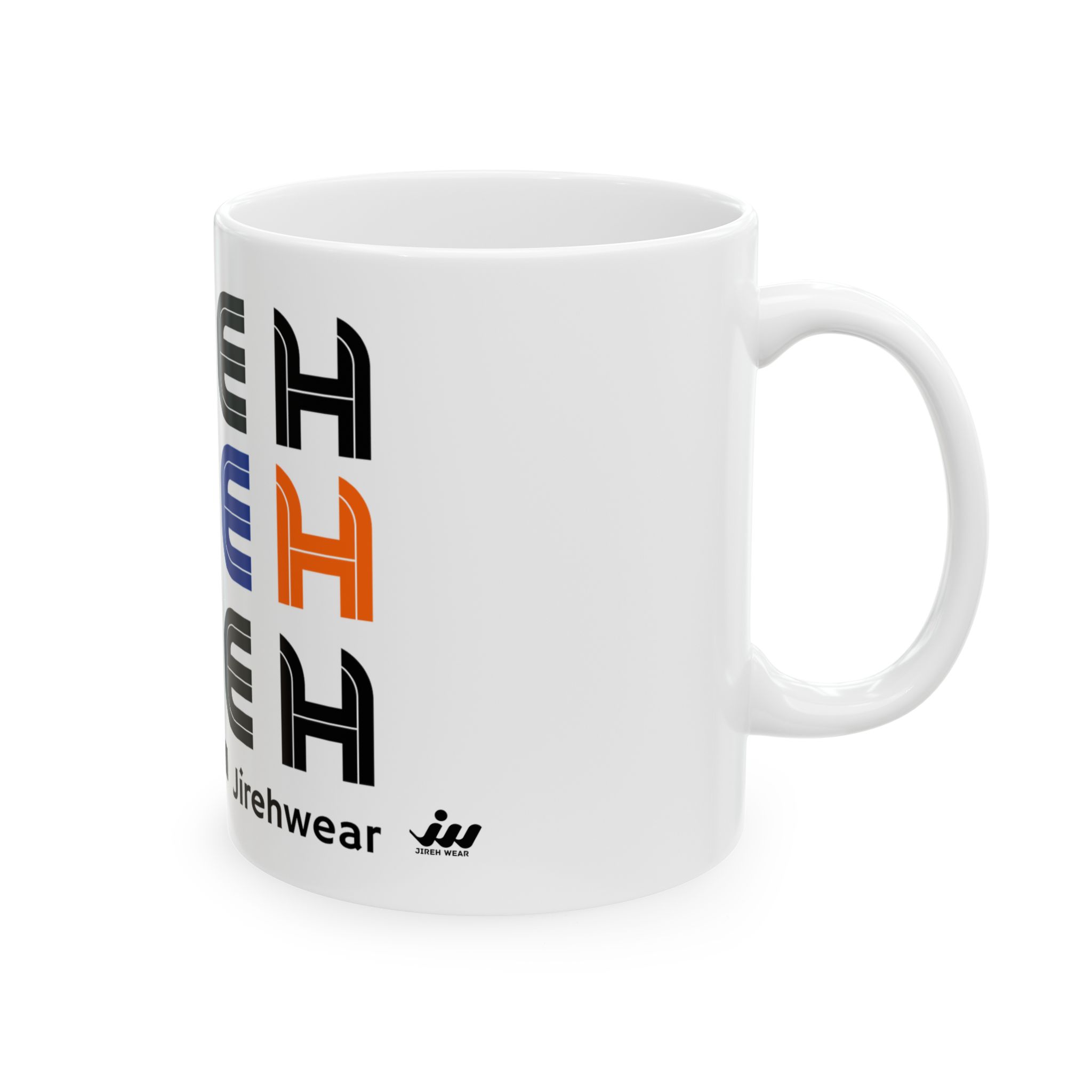 jireh rainbow logo ceramic mug jireh rainbow logo ceramic mug
